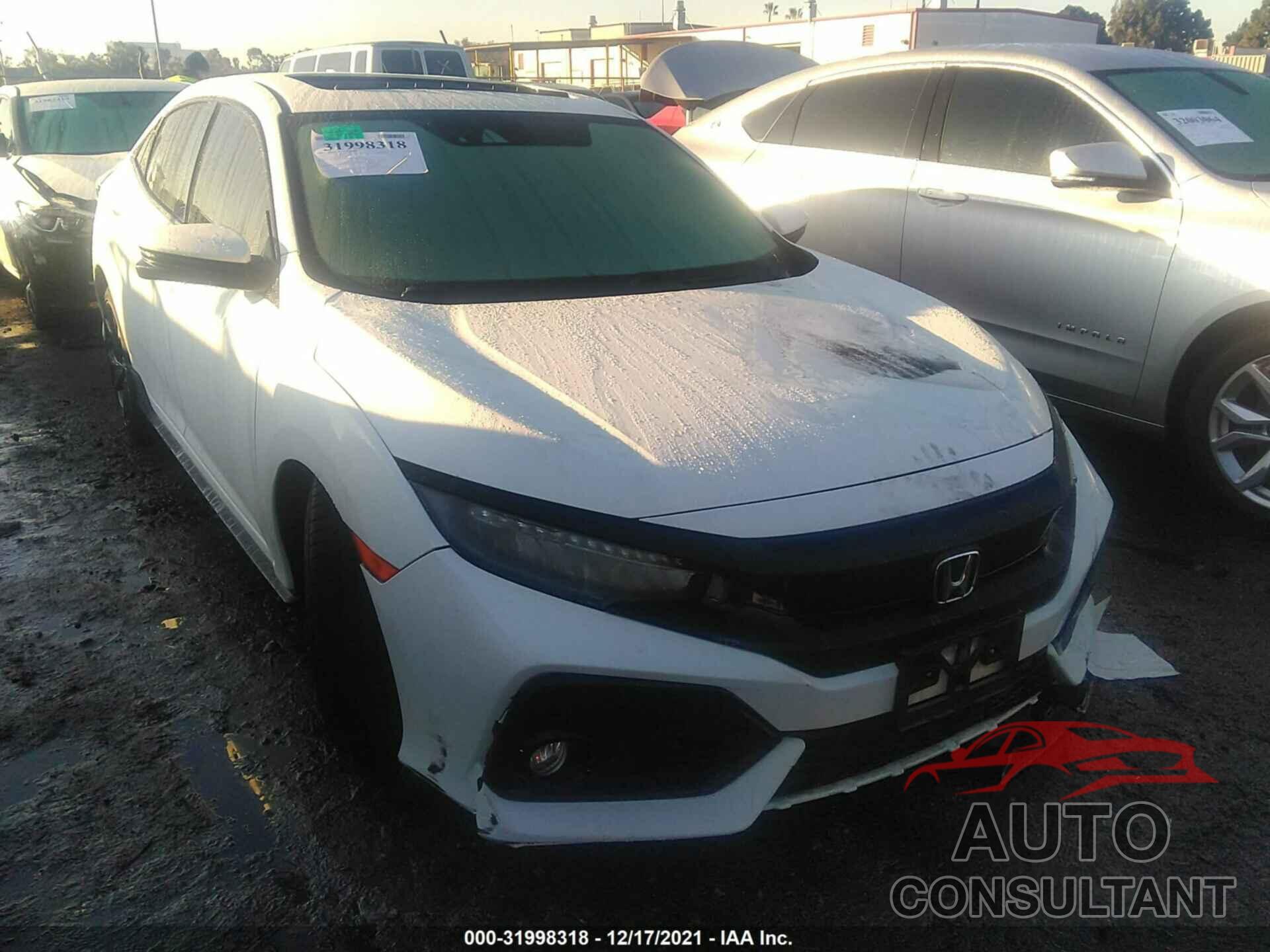 HONDA CIVIC HATCHBACK 2018 - SHHFK7H99JU419708