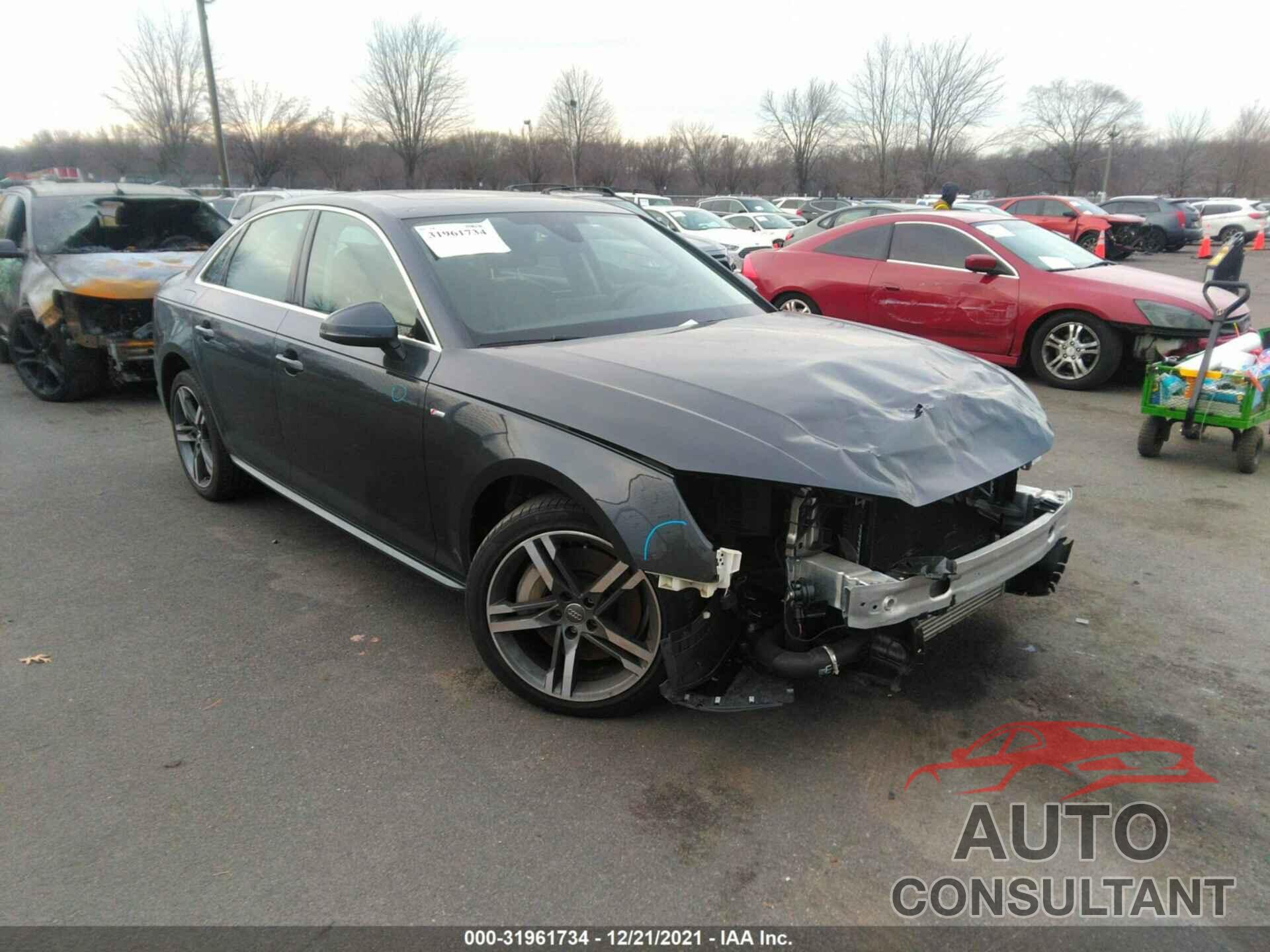 AUDI A4 2018 - WAUENAF42JN016595