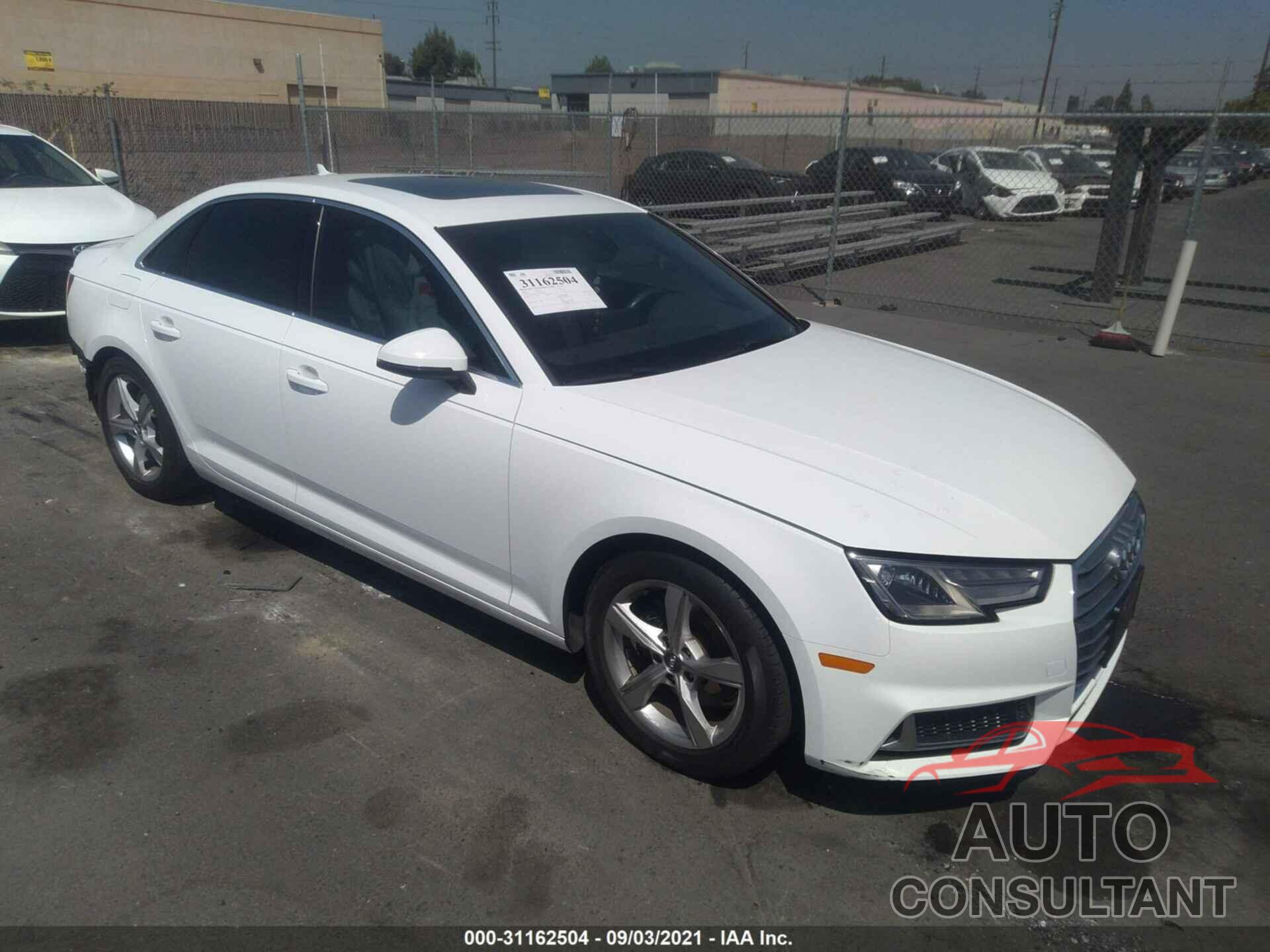 AUDI A4 2019 - WAUGMAF47KA015592