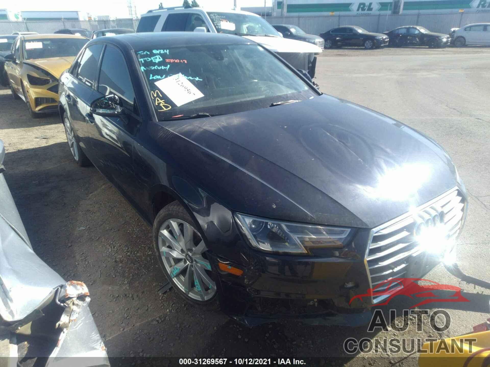 AUDI A4 2017 - WAUANAF45HN060342