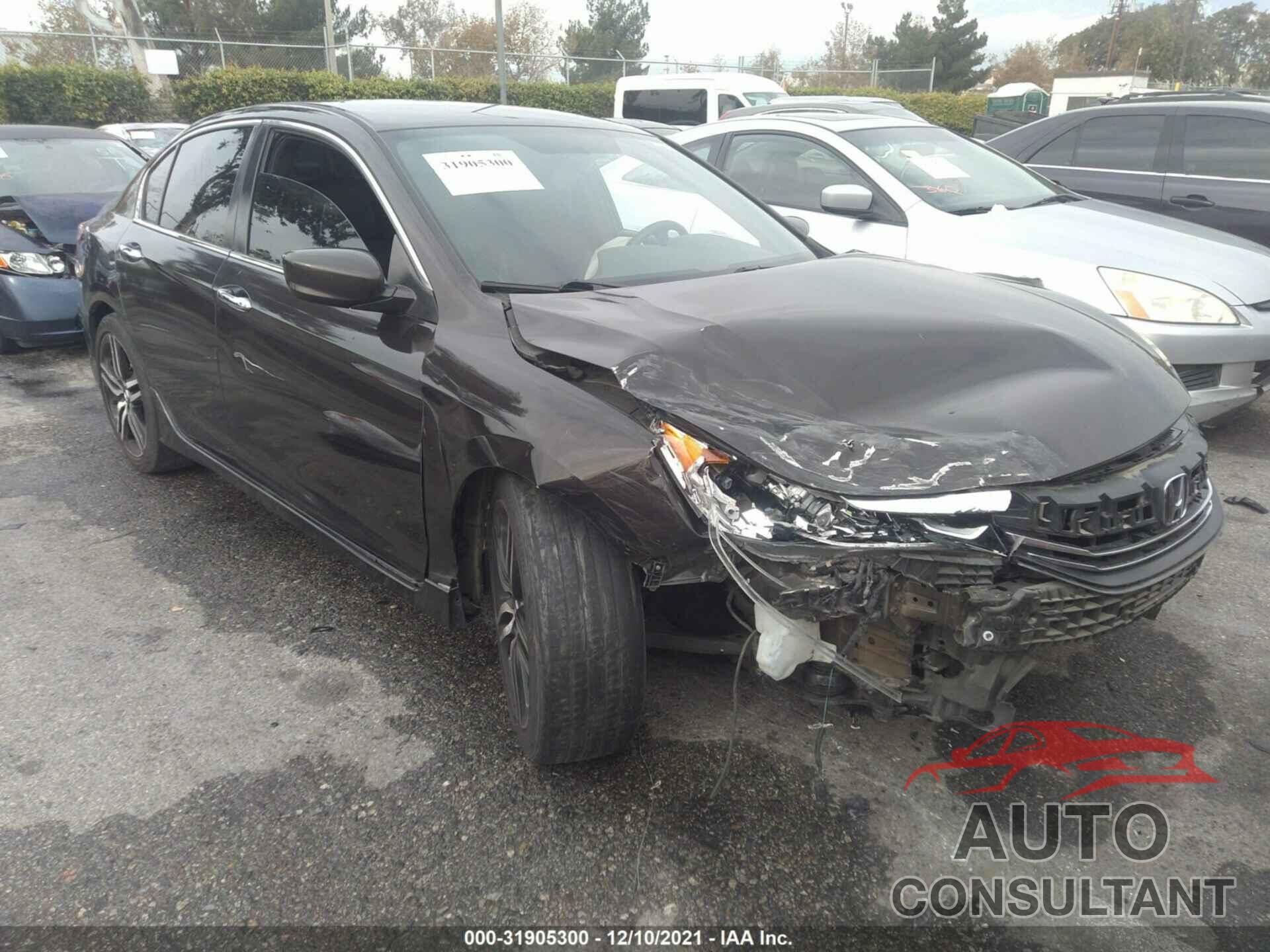 HONDA ACCORD SEDAN 2017 - 1HGCR2F56HA076508
