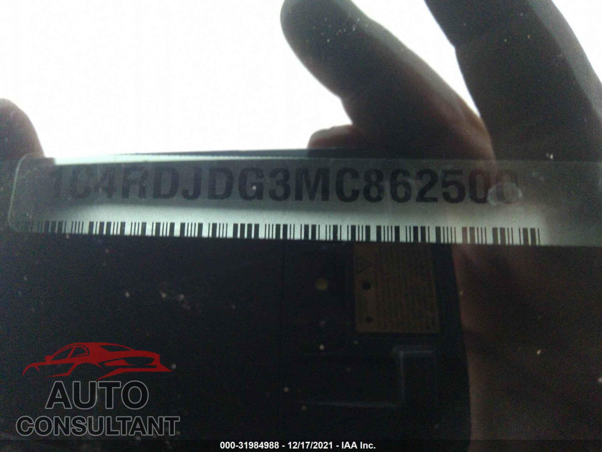 DODGE DURANGO 2021 - 1C4RDJDG3MC862500