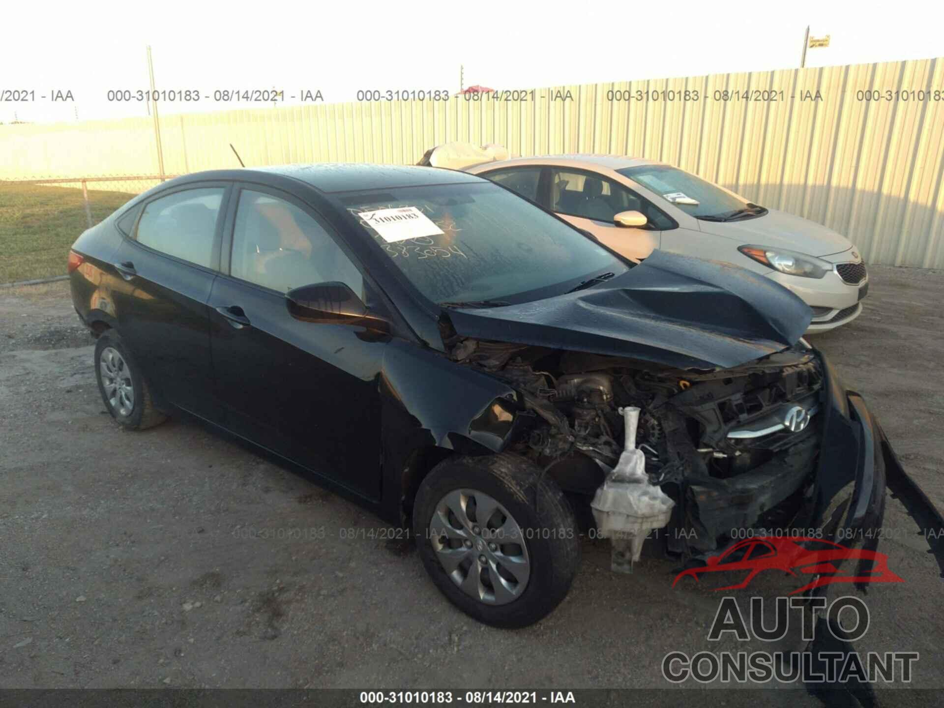 HYUNDAI ACCENT 2017 - KMHCT4AE9HU383054