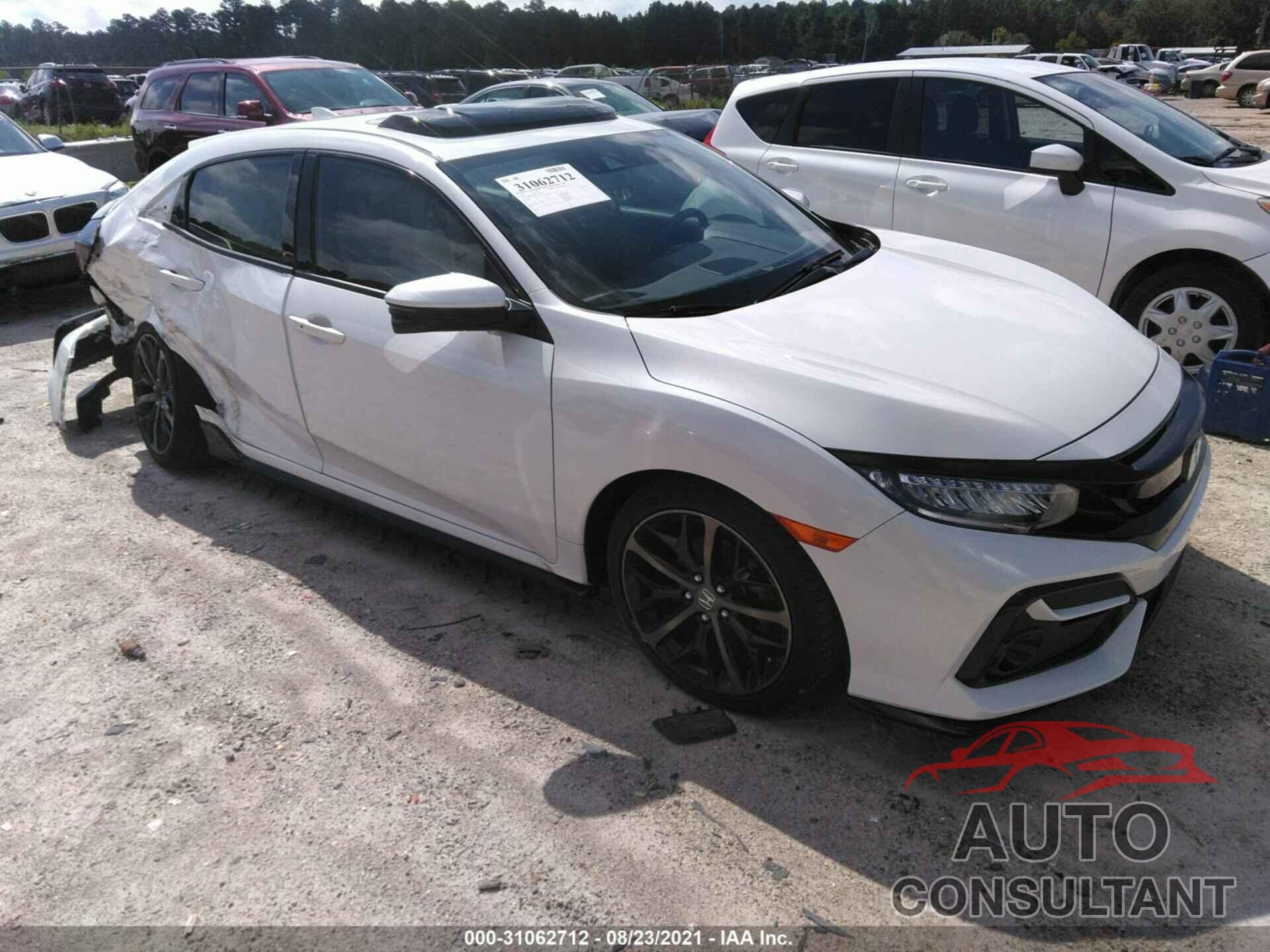 HONDA CIVIC HATCHBACK 2020 - SHHFK7H9XLU209511
