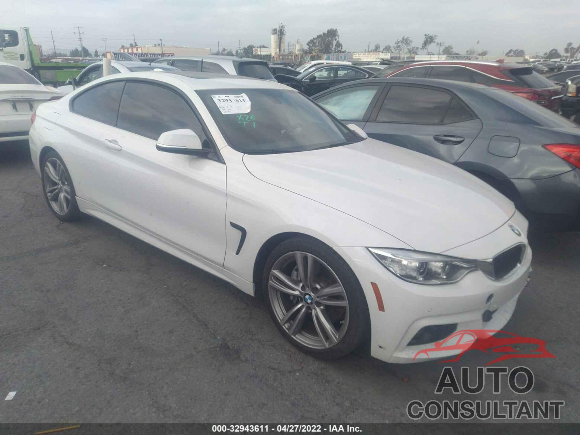 BMW 4 SERIES 2016 - WBA3R1C57GK529666