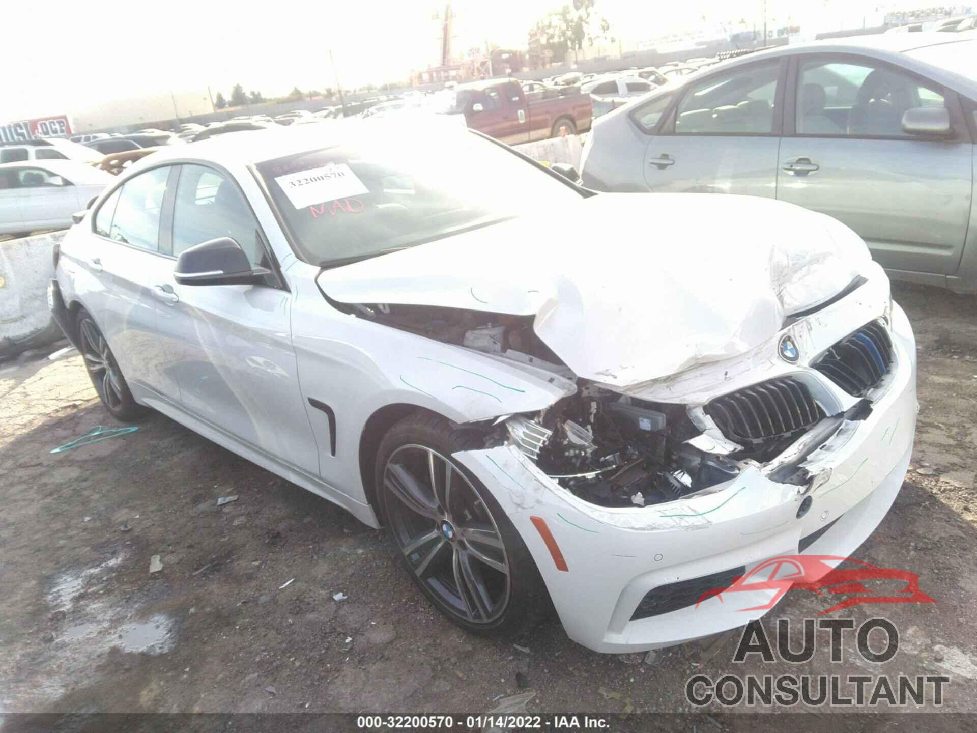 BMW 4 SERIES 2017 - WBA4F7C53HG787218