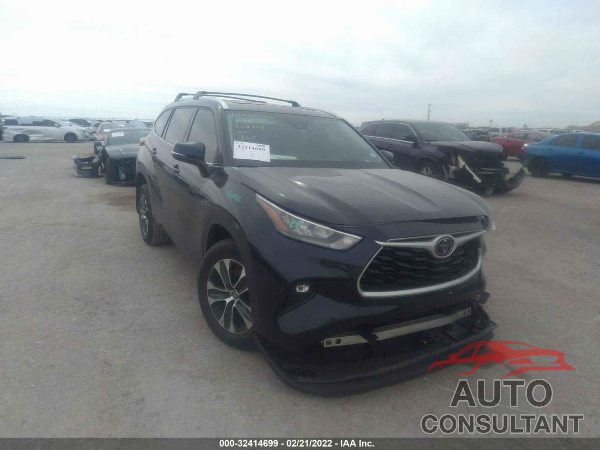 TOYOTA HIGHLANDER 2020 - 5TDGZRAH6LS002916