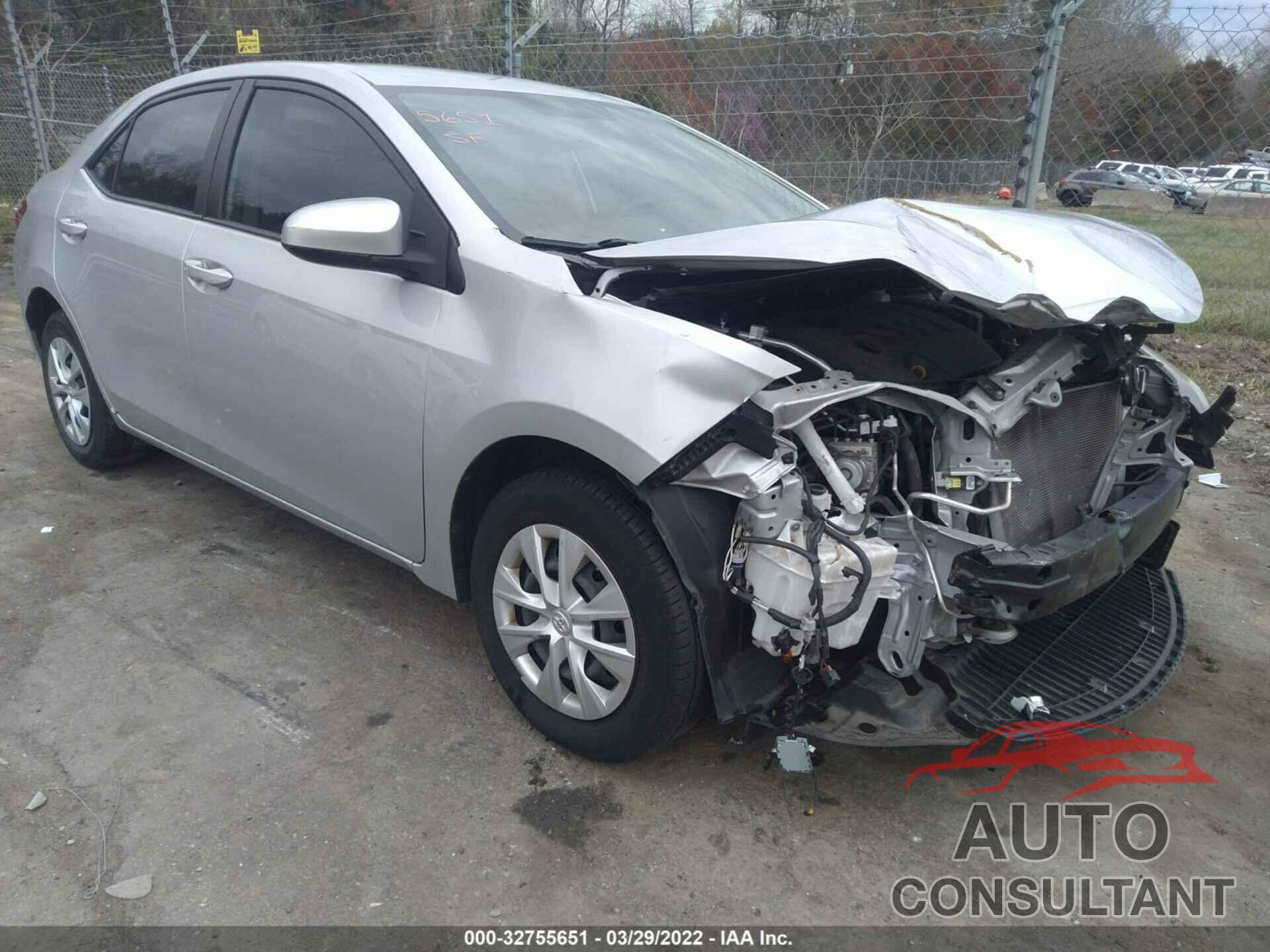 TOYOTA COROLLA 2016 - 2T1BURHE4GC553400