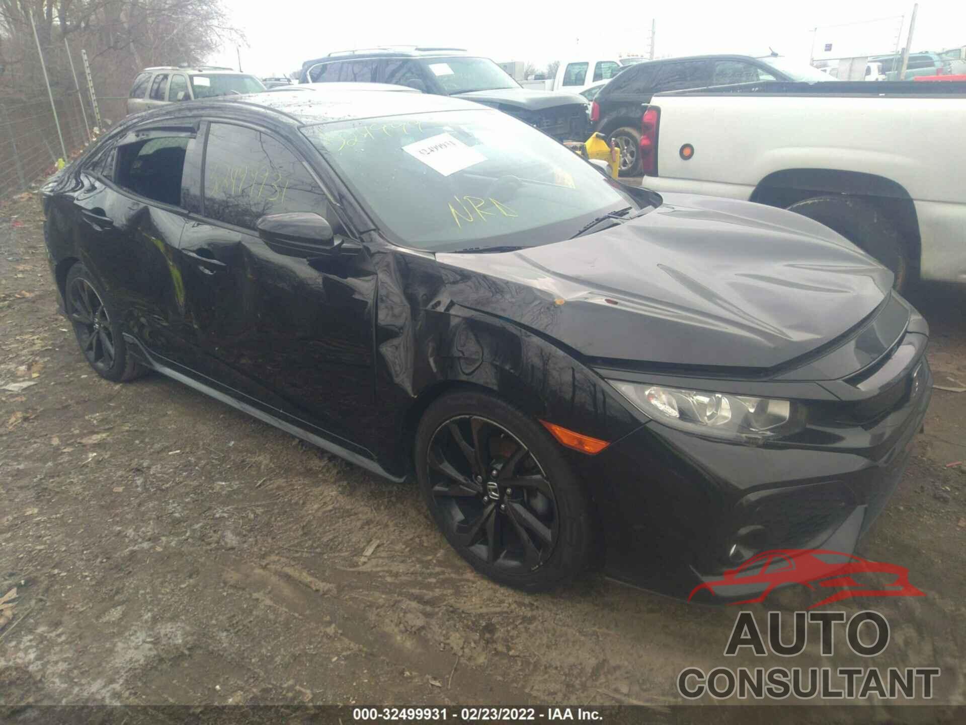 HONDA CIVIC HATCHBACK 2018 - SHHFK7H46JU224654