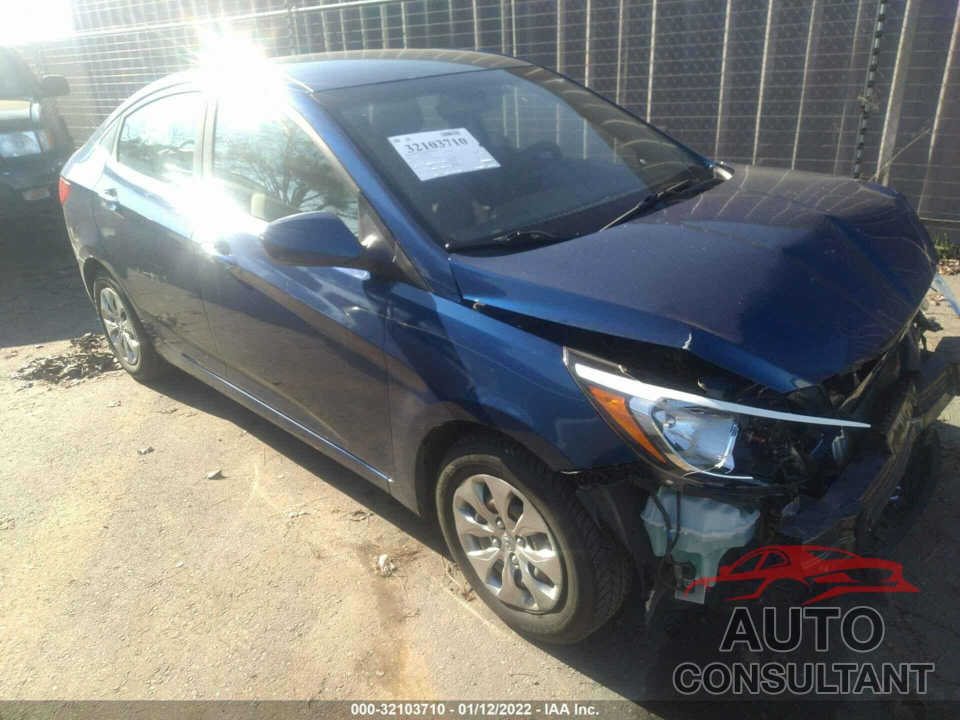 HYUNDAI ACCENT 2017 - KMHCT4AE3HU173985