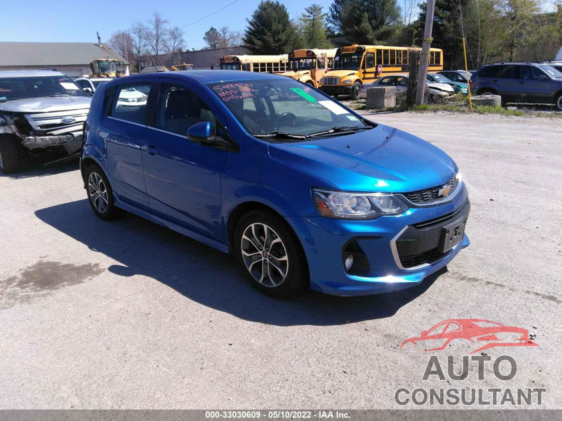 CHEVROLET SONIC 2017 - 1G1JD6SB9H4173202