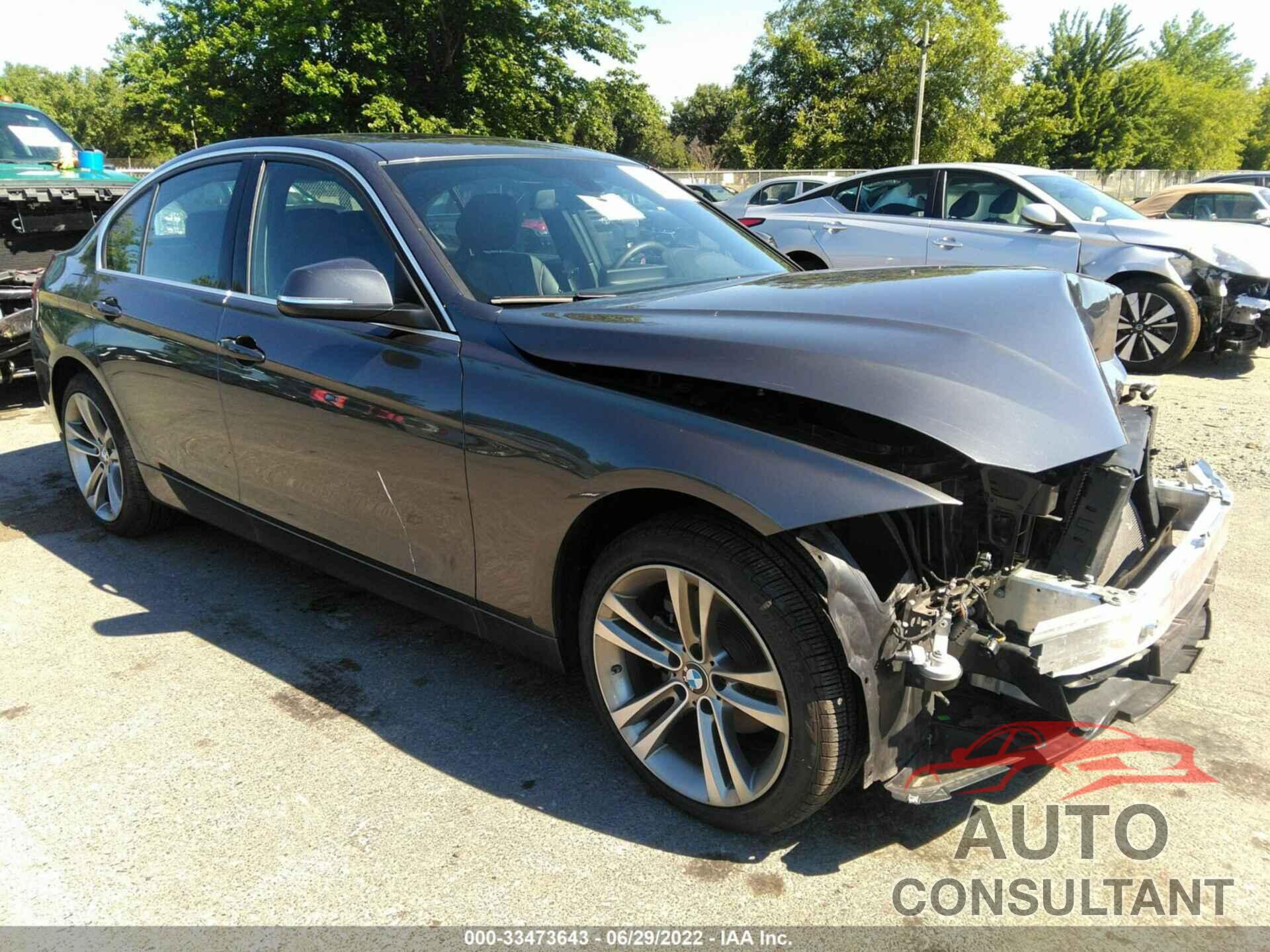 BMW 3 SERIES 2018 - WBA8D9C53JEM34823