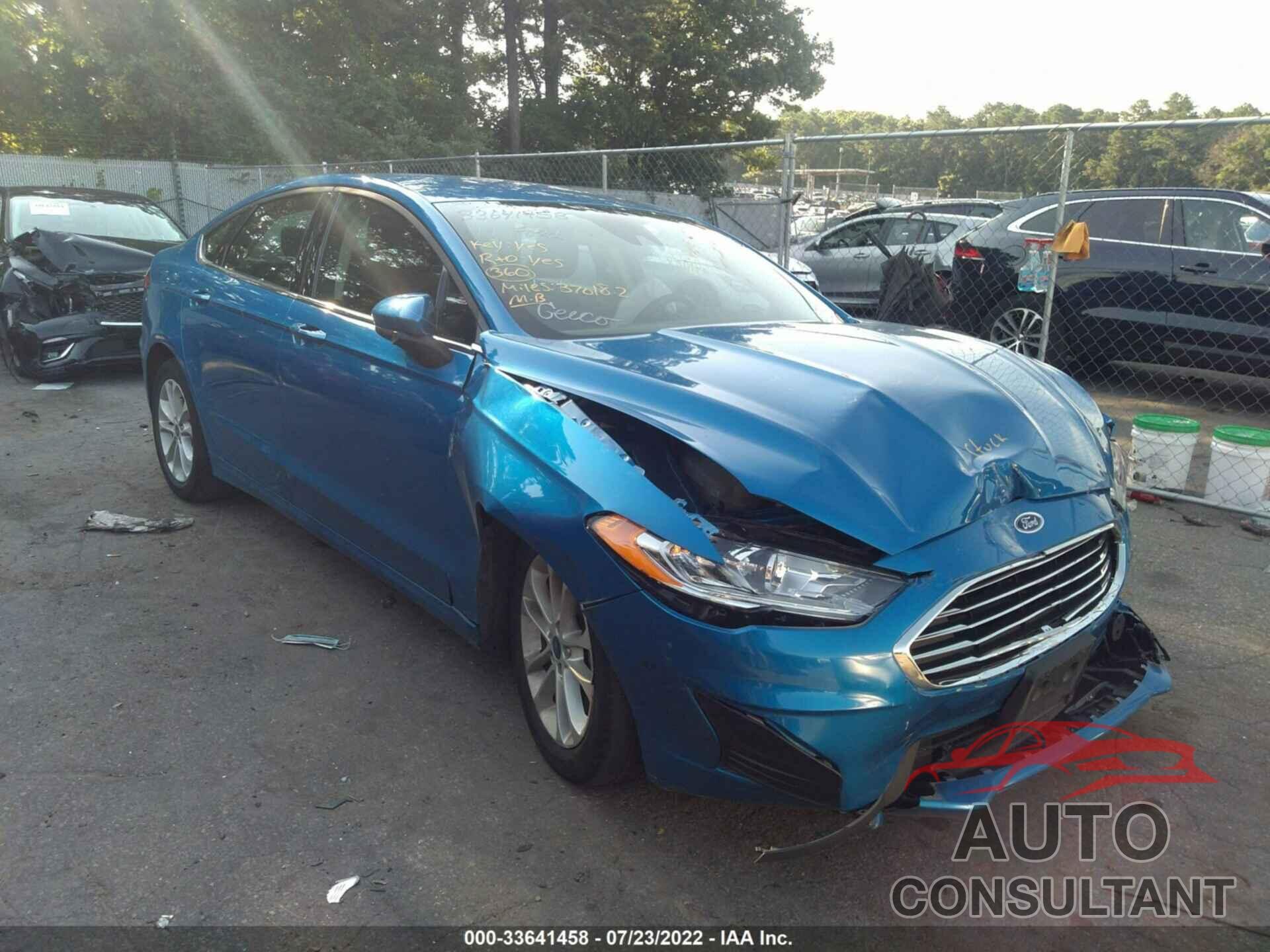 FORD FUSION 2019 - 3FA6P0HD2KR279344