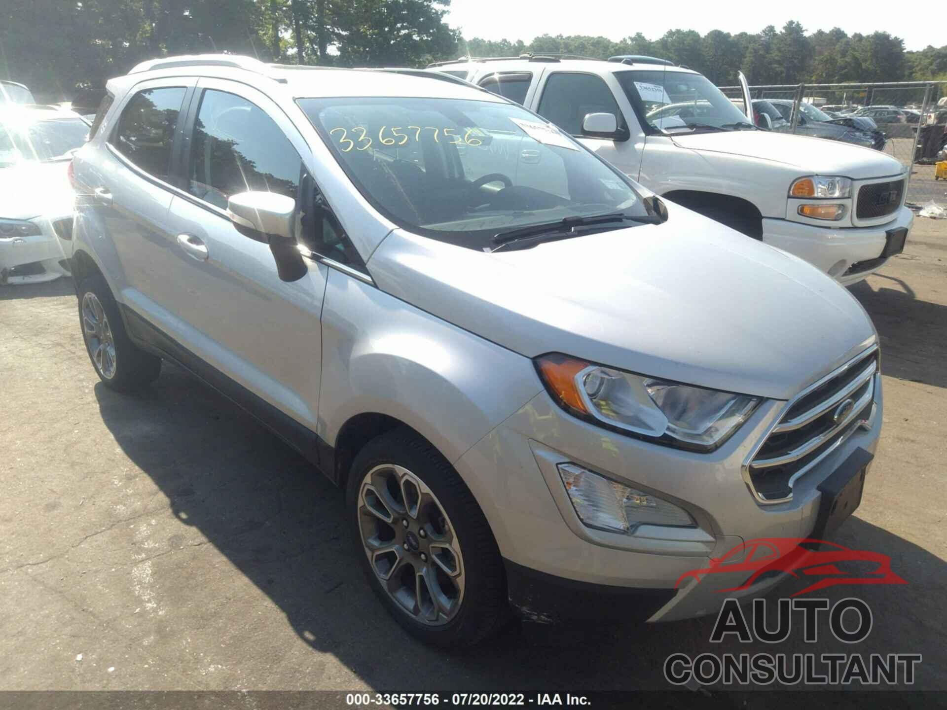 FORD ECOSPORT 2020 - MAJ6S3KL7LC352837