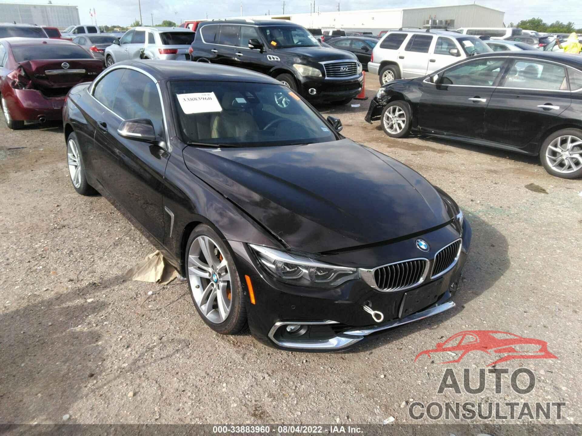 BMW 4 SERIES 2019 - WBA4Z1C58KEE51171