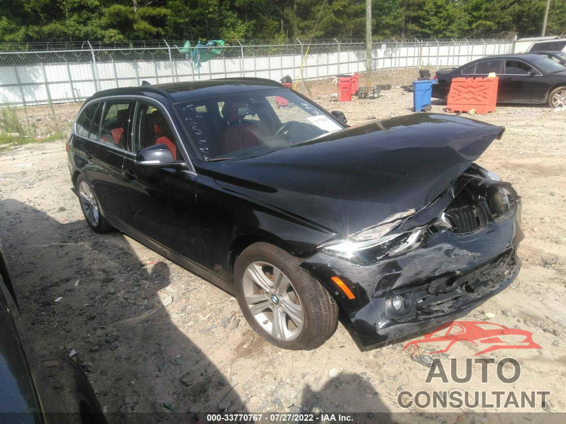 BMW 3 SERIES 2016 - WBA8J1C53GK710678