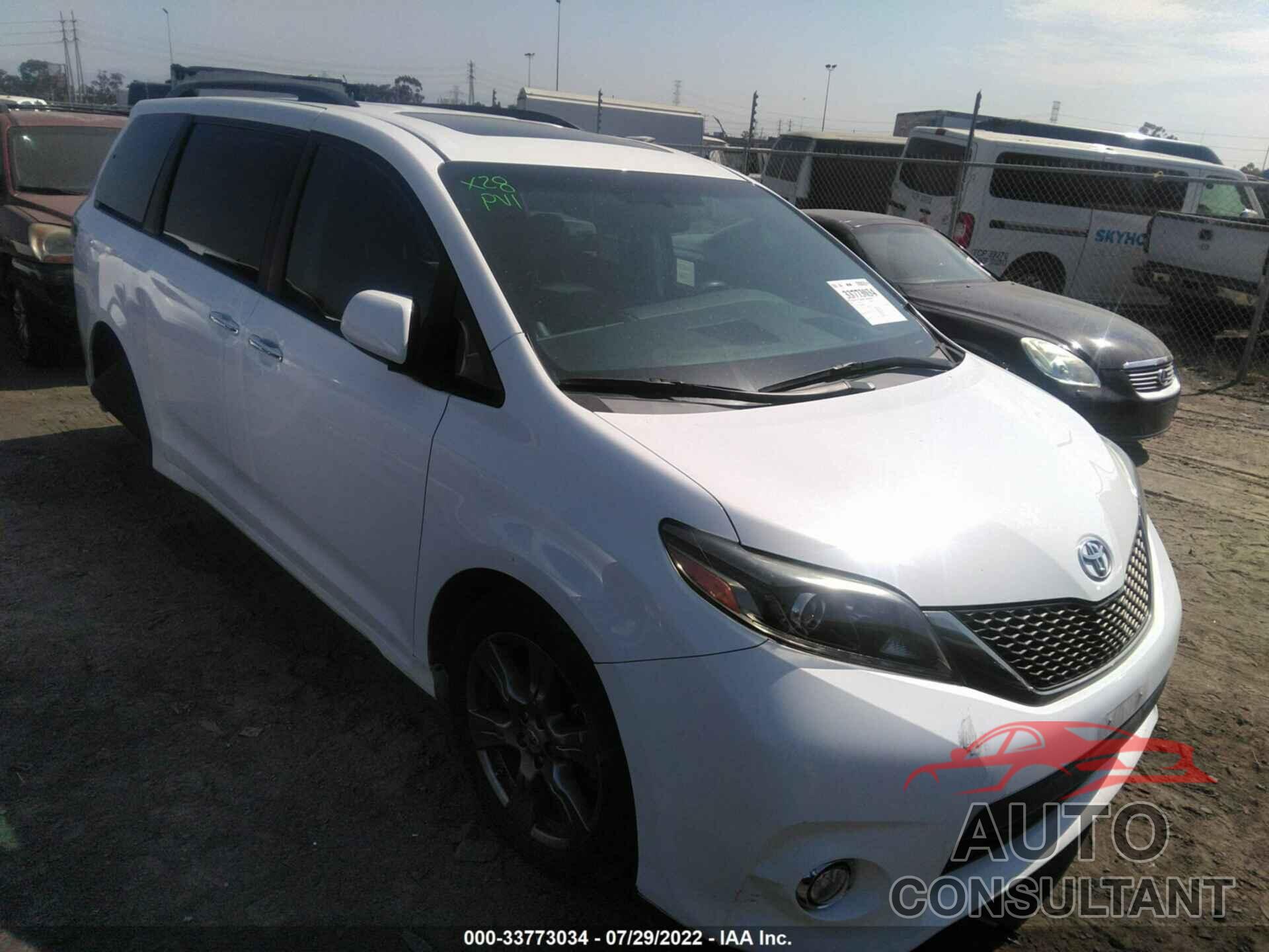 TOYOTA SIENNA 2017 - 5TDXZ3DC6HS890085