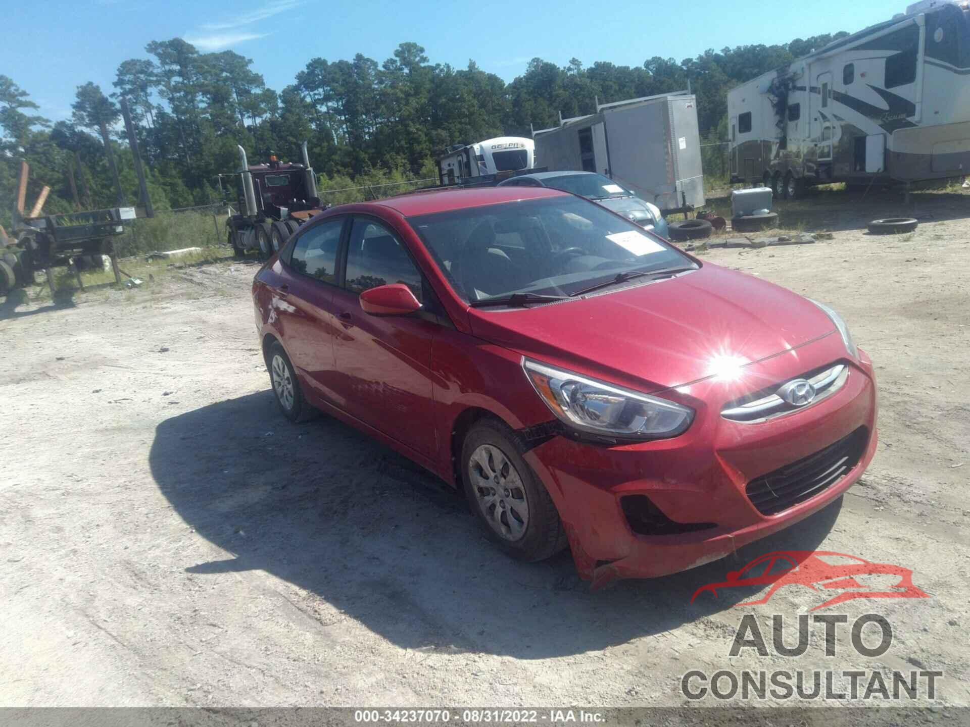 HYUNDAI ACCENT 2016 - KMHCT4AE8GU115935