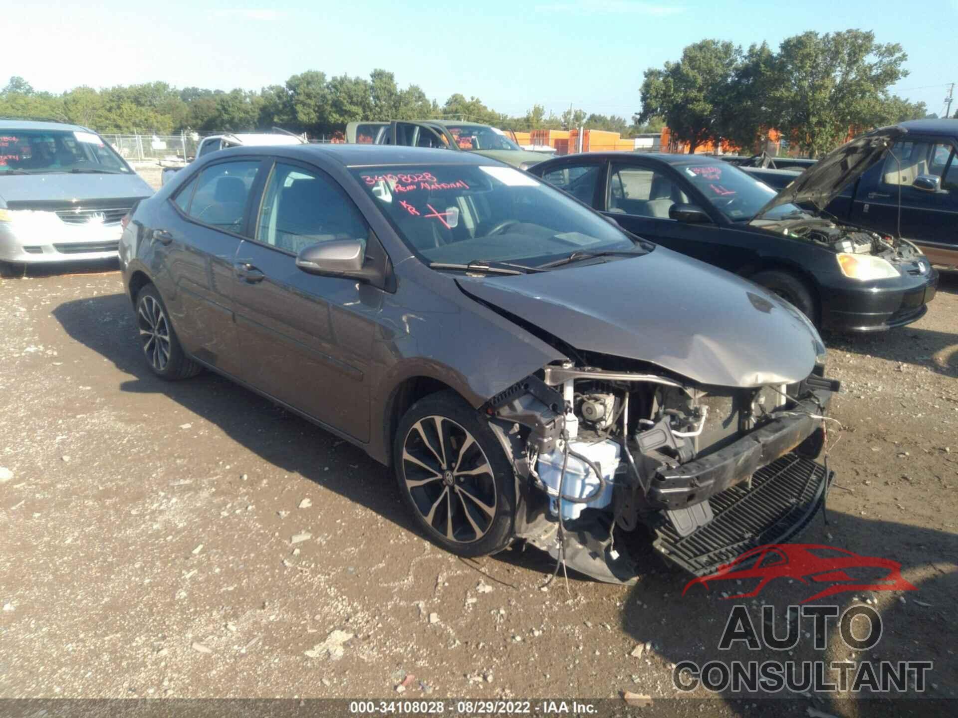 TOYOTA COROLLA 2017 - 2T1BURHE3HC844519
