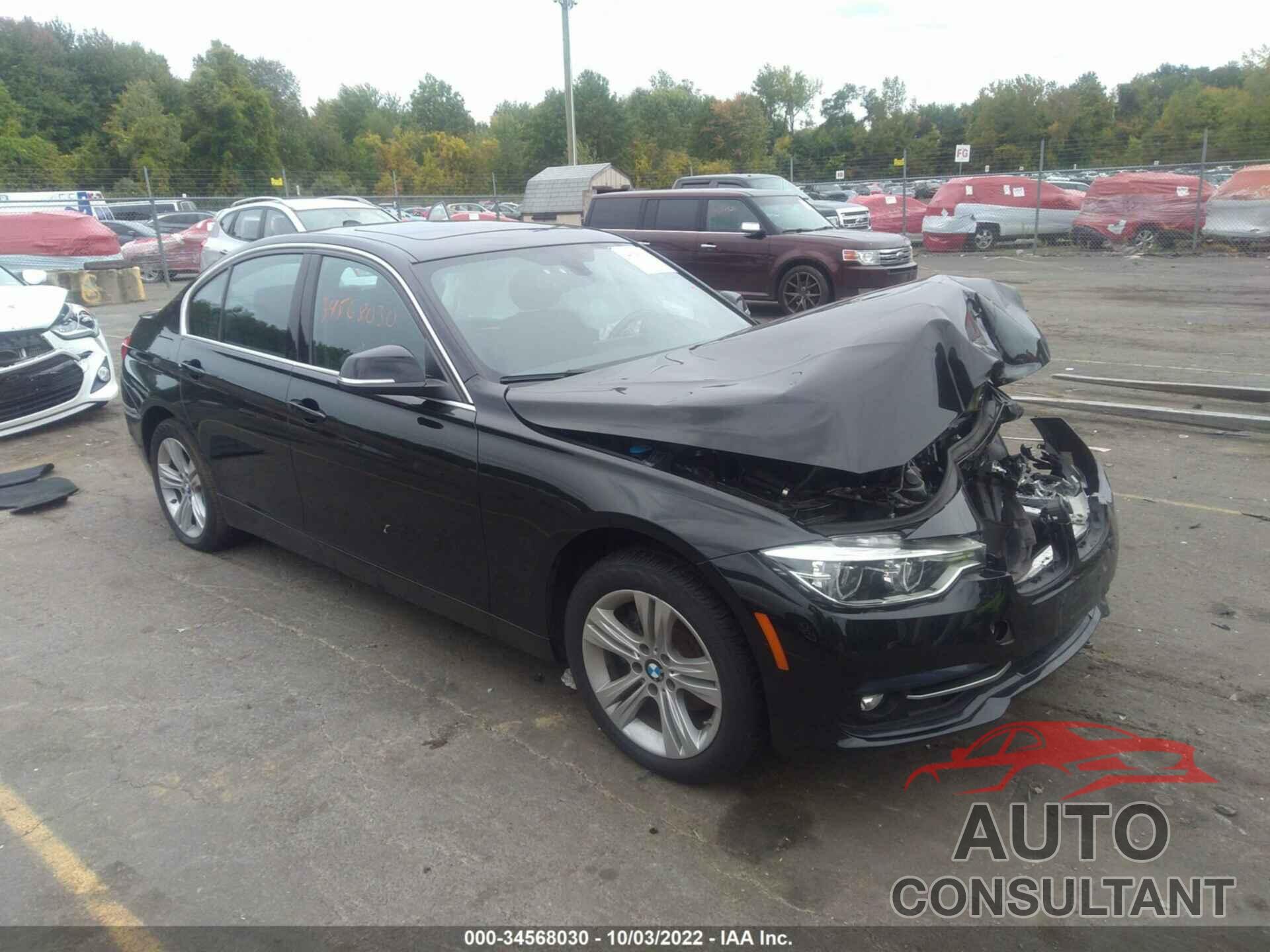 BMW 3 SERIES 2018 - WBA8D9G5XJNU72852