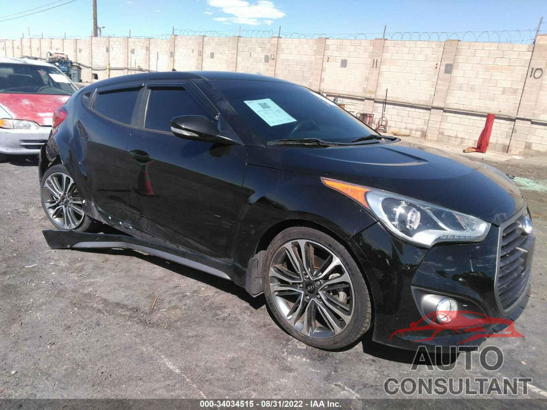 HYUNDAI VELOSTER 2016 - KMHTC6AE8GU291301