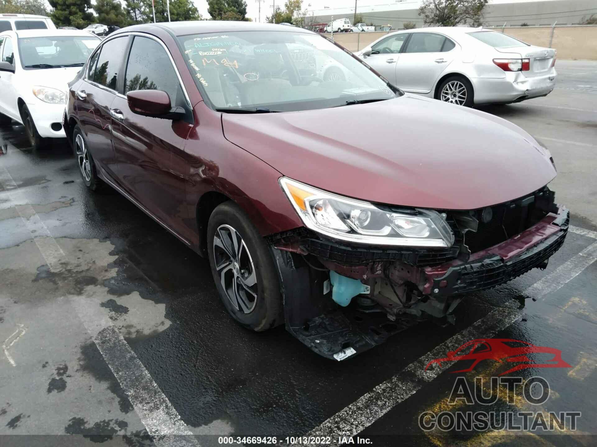 HONDA ACCORD SEDAN 2017 - 1HGCR2F34HA178923