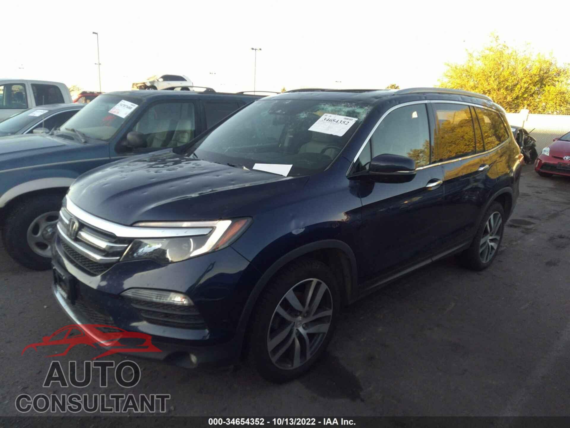 HONDA PILOT 2017 - 5FNYF6H00HB091261