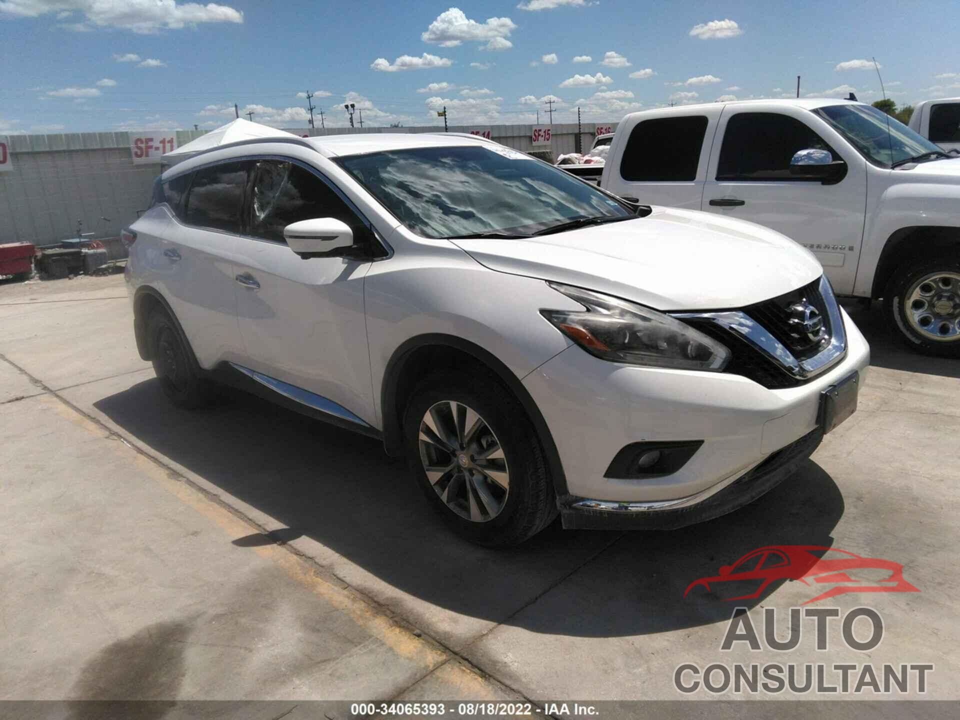 NISSAN MURANO 2018 - 5N1AZ2MG8JN173939