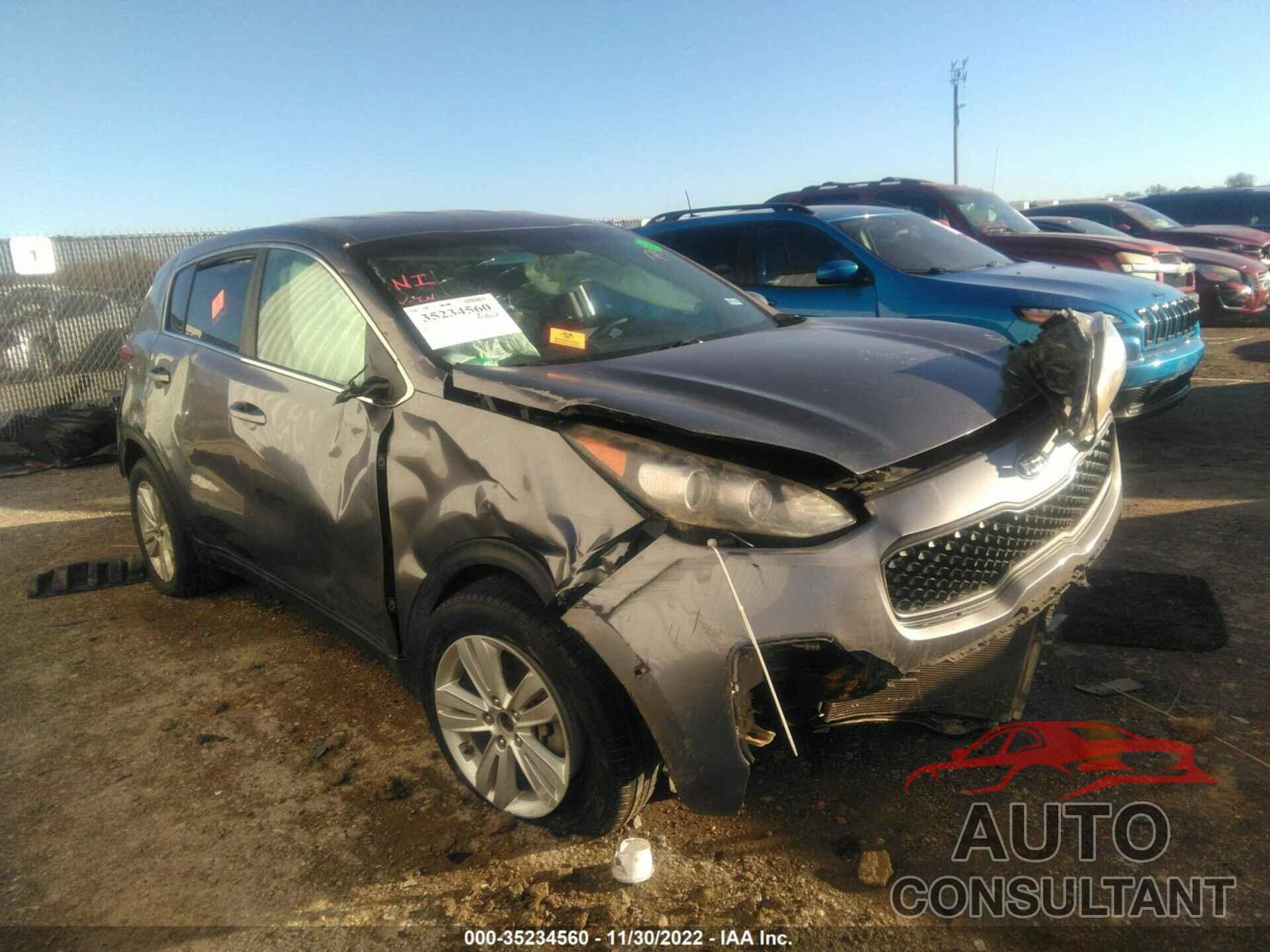 KIA SPORTAGE 2018 - KNDPM3AC4J7341441
