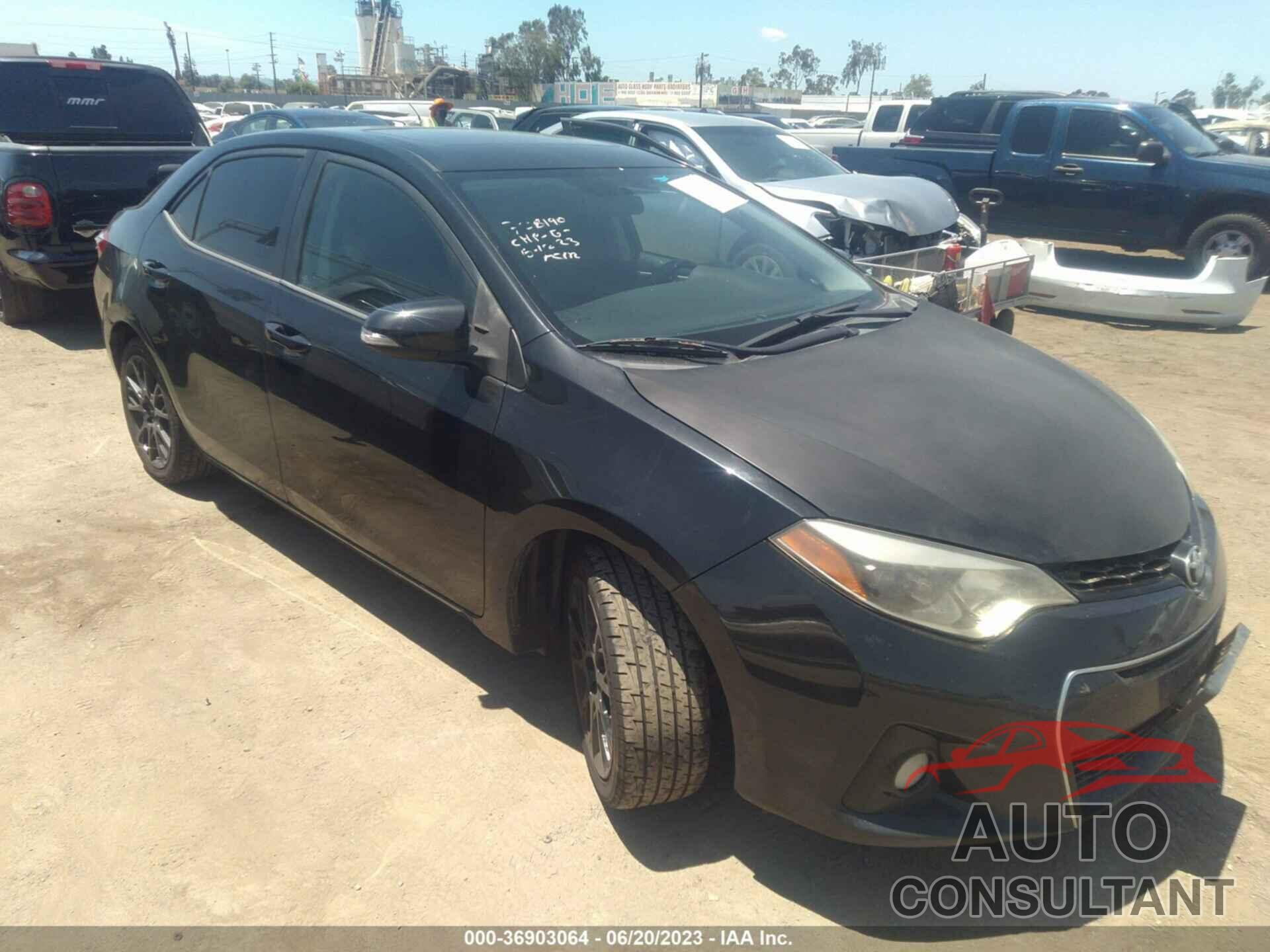 TOYOTA COROLLA 2016 - 2T1BURHE0GC496242