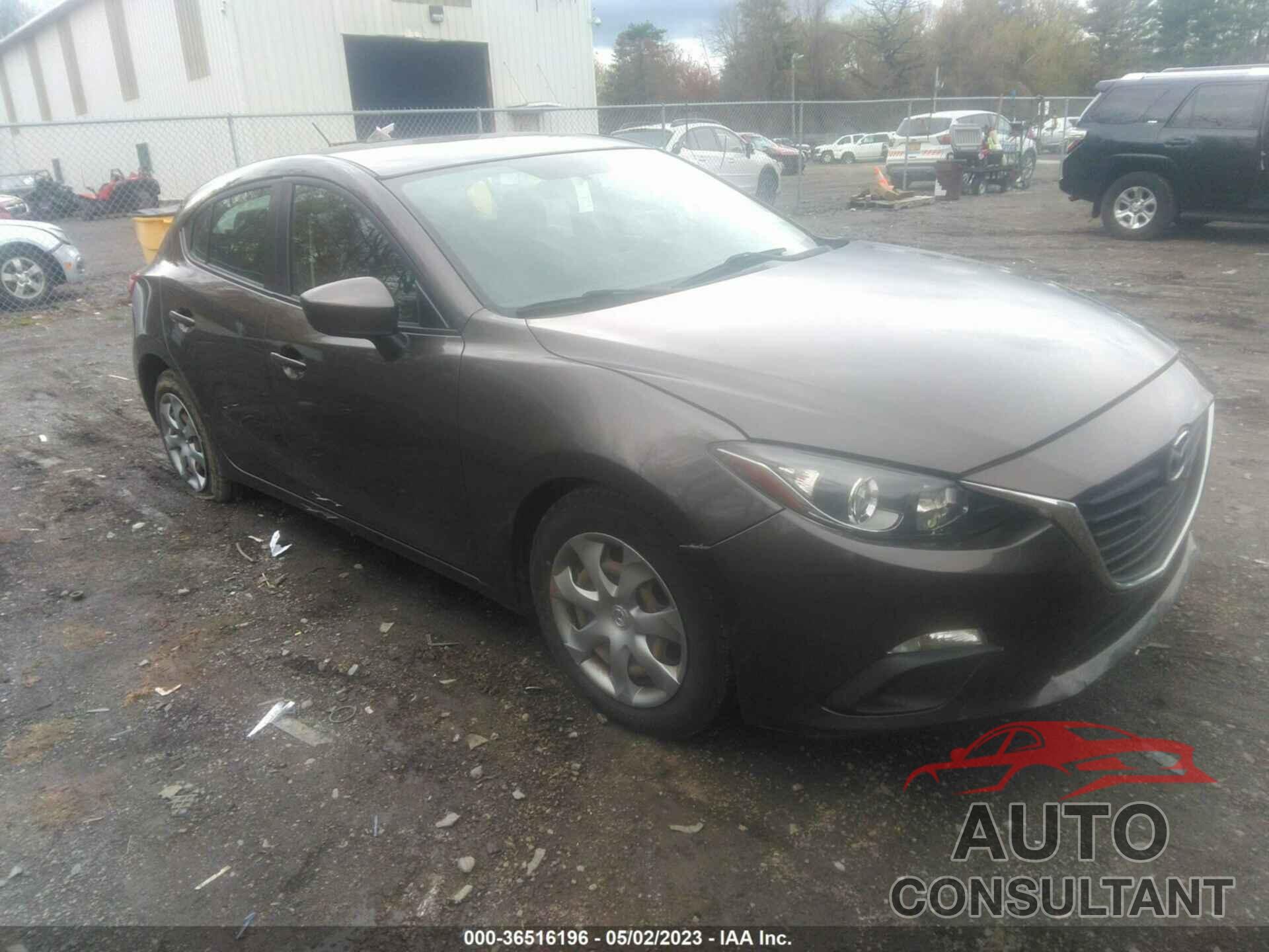 MAZDA MAZDA3 2015 - JM1BM1K74F1270154