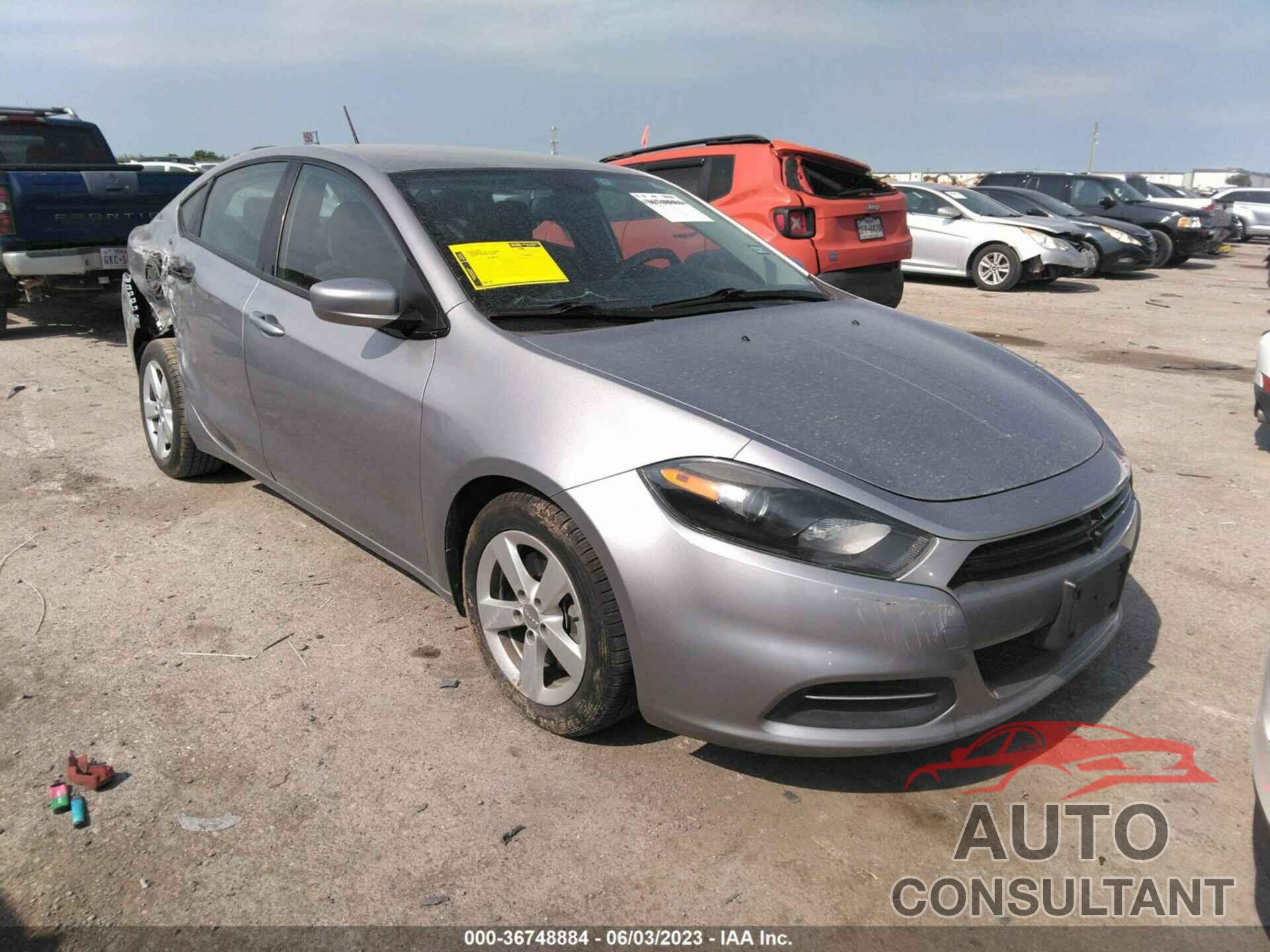 DODGE DART 2015 - 1C3CDFBBXFD159004