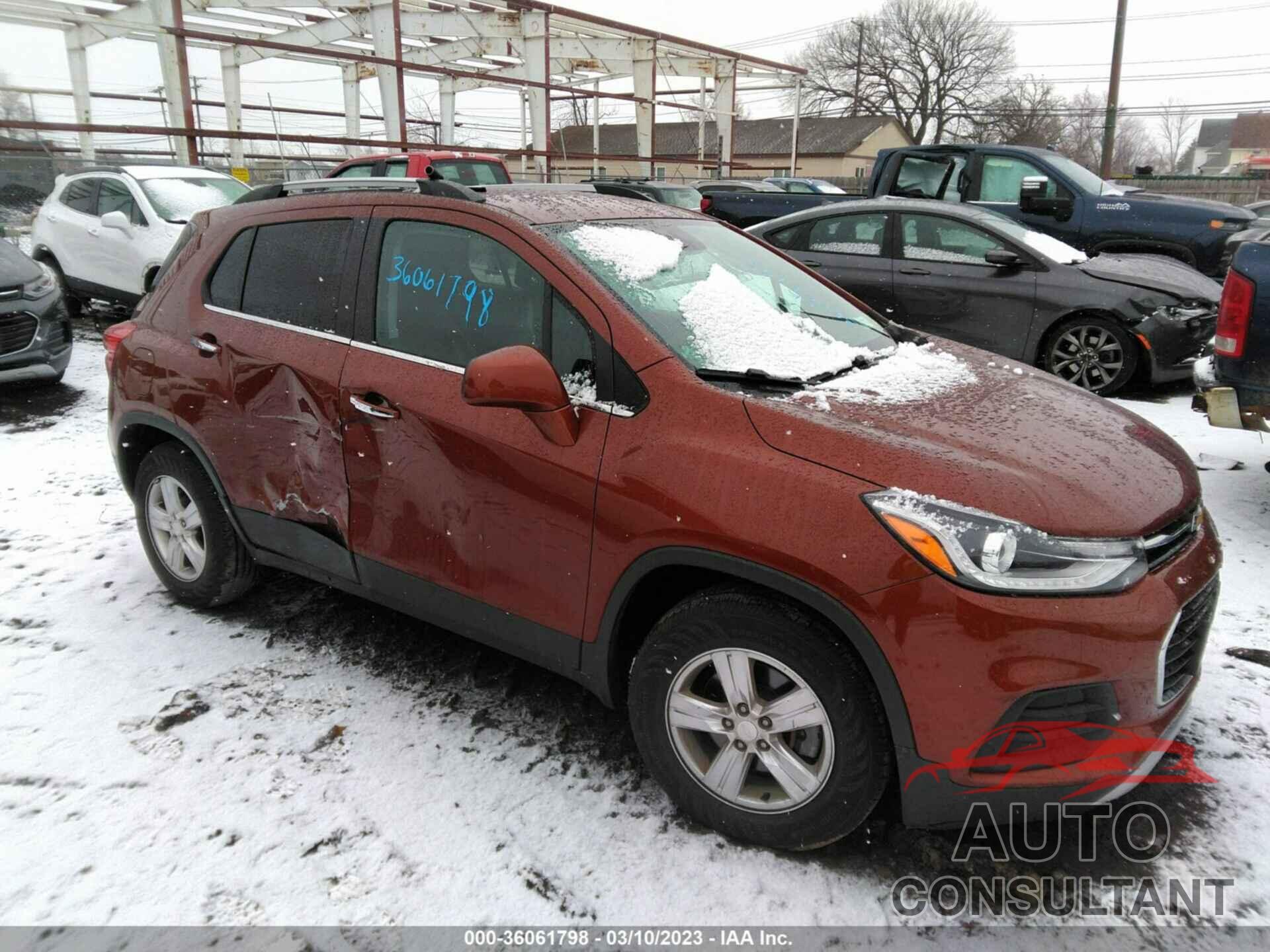 CHEVROLET TRAX 2019 - 3GNCJLSBXKL245797