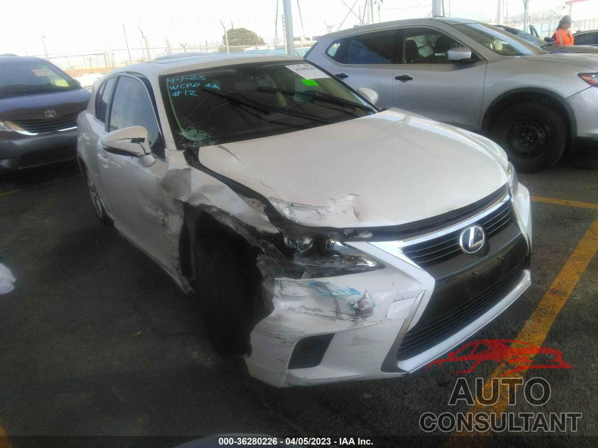 LEXUS CT 200H 2015 - JTHKD5BHXF2237295