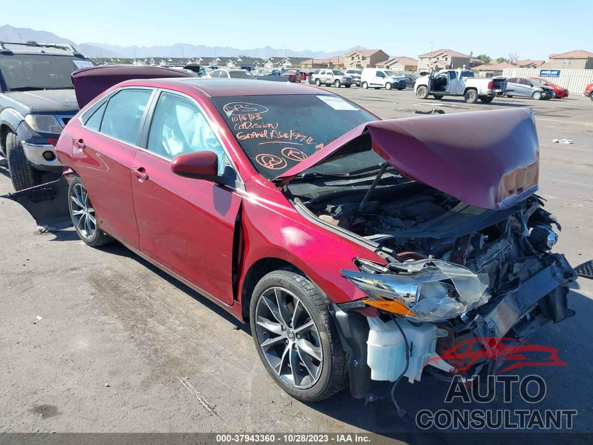 TOYOTA CAMRY 2017 - 4T1BF1FK9HU642268