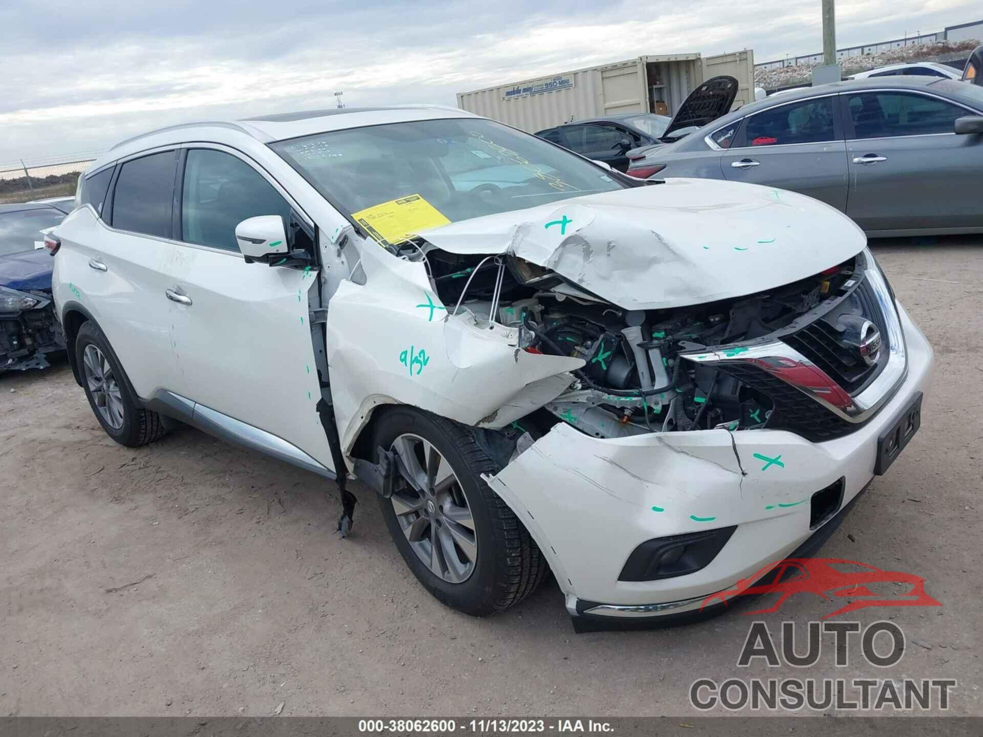 NISSAN MURANO 2017 - 5N1AZ2MHXHN167482