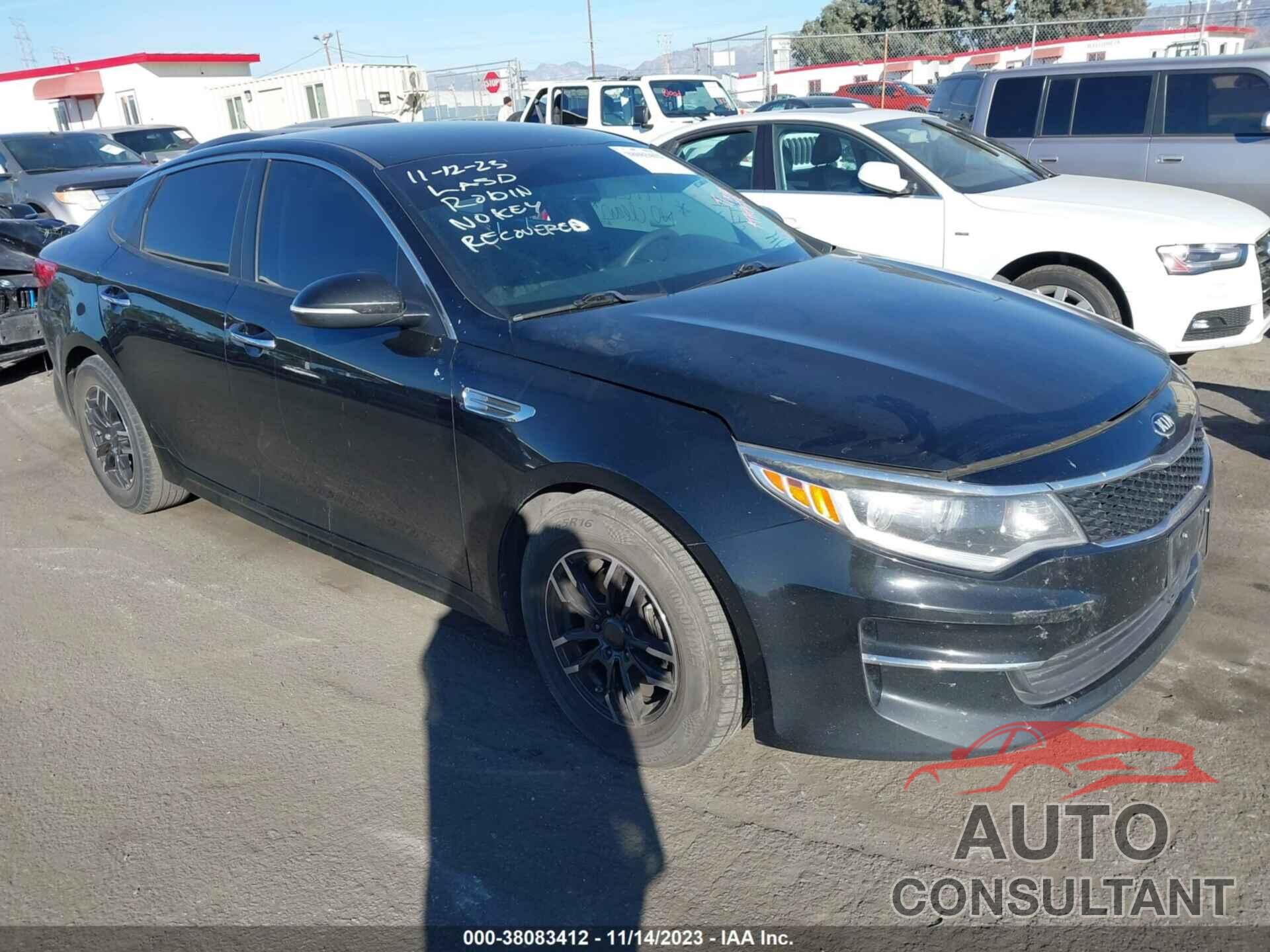KIA OPTIMA 2018 - 5XXGT4L32JG249676