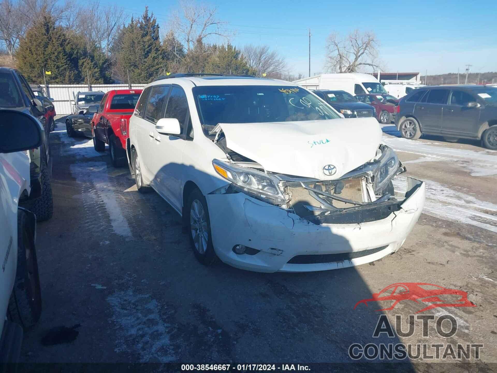 TOYOTA SIENNA 2017 - 5TDYZ3DC7HS854880