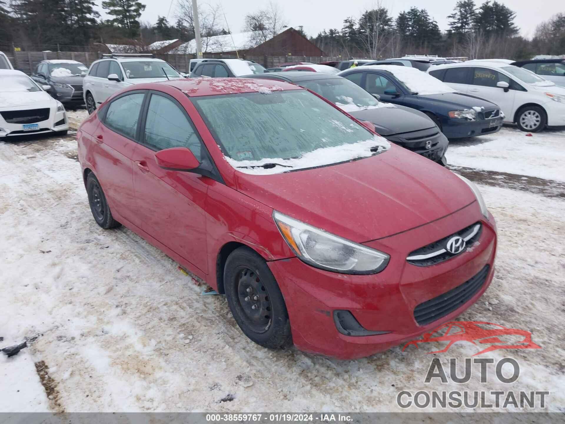 HYUNDAI ACCENT 2016 - KMHCT4AE8GU956539