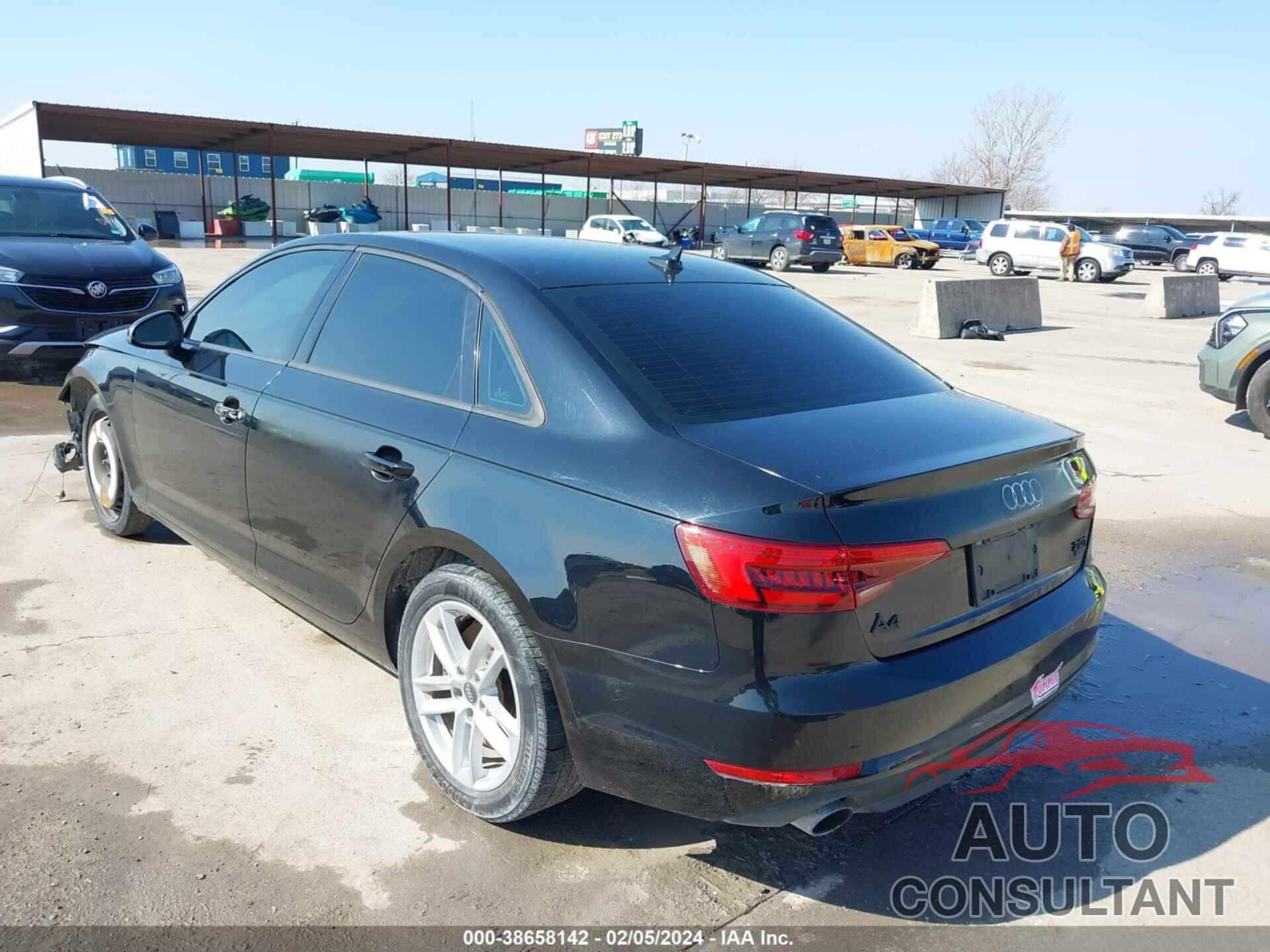 AUDI A4 2017 - WAUANAF48HN034253