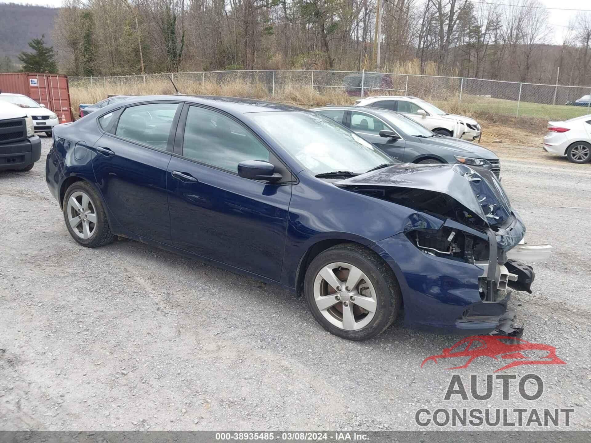 DODGE DART 2016 - 1C3CDFBB5GD504943