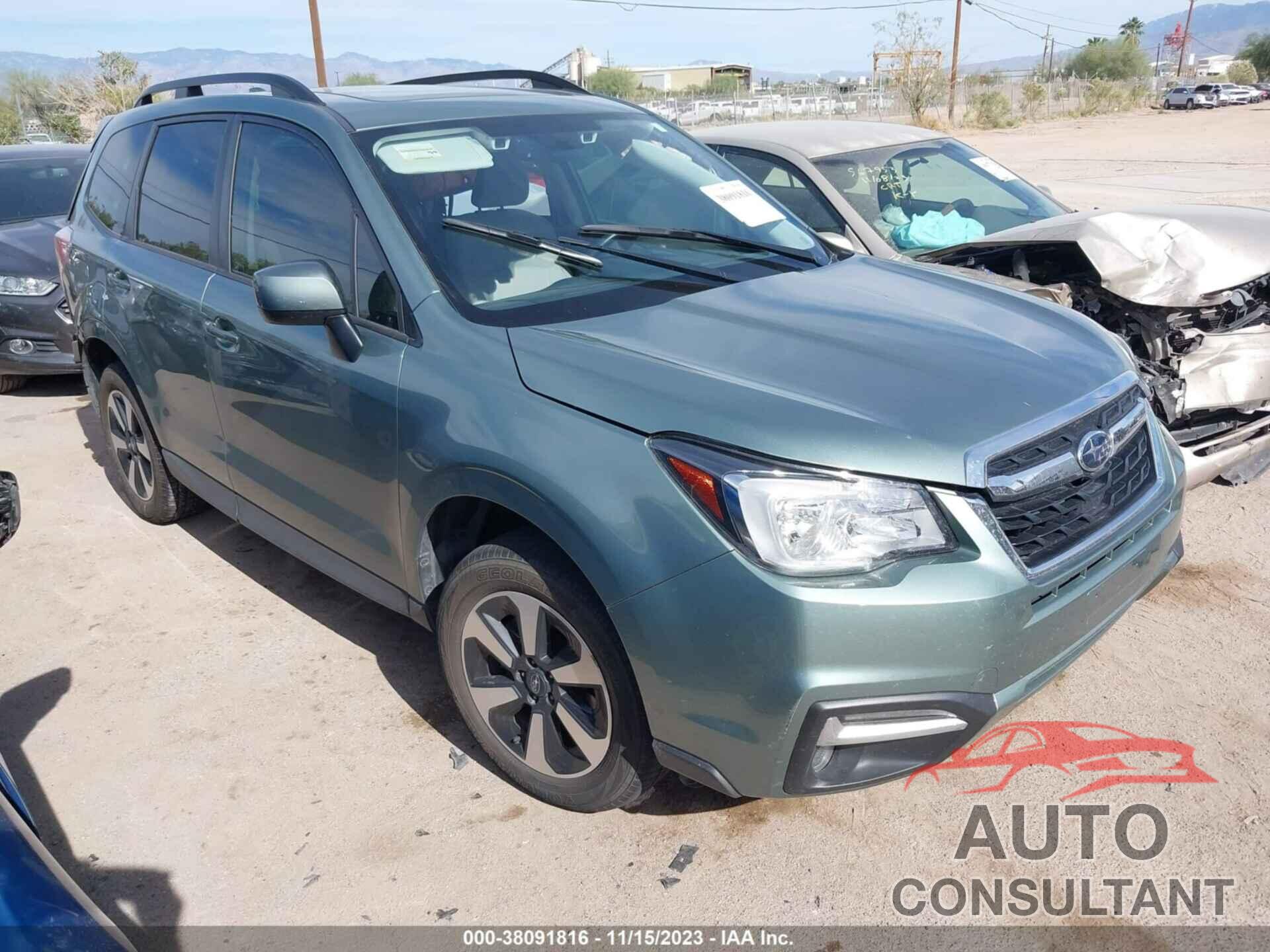 SUBARU FORESTER 2018 - JF2SJAGC9JH610334