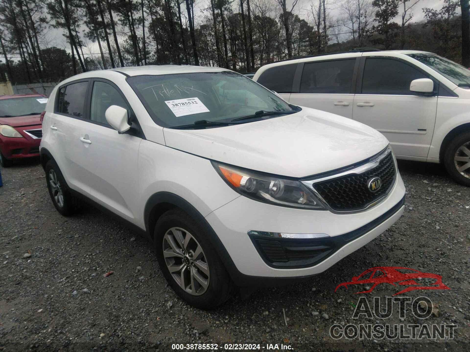 KIA SPORTAGE 2016 - KNDPB3AC2G7814770