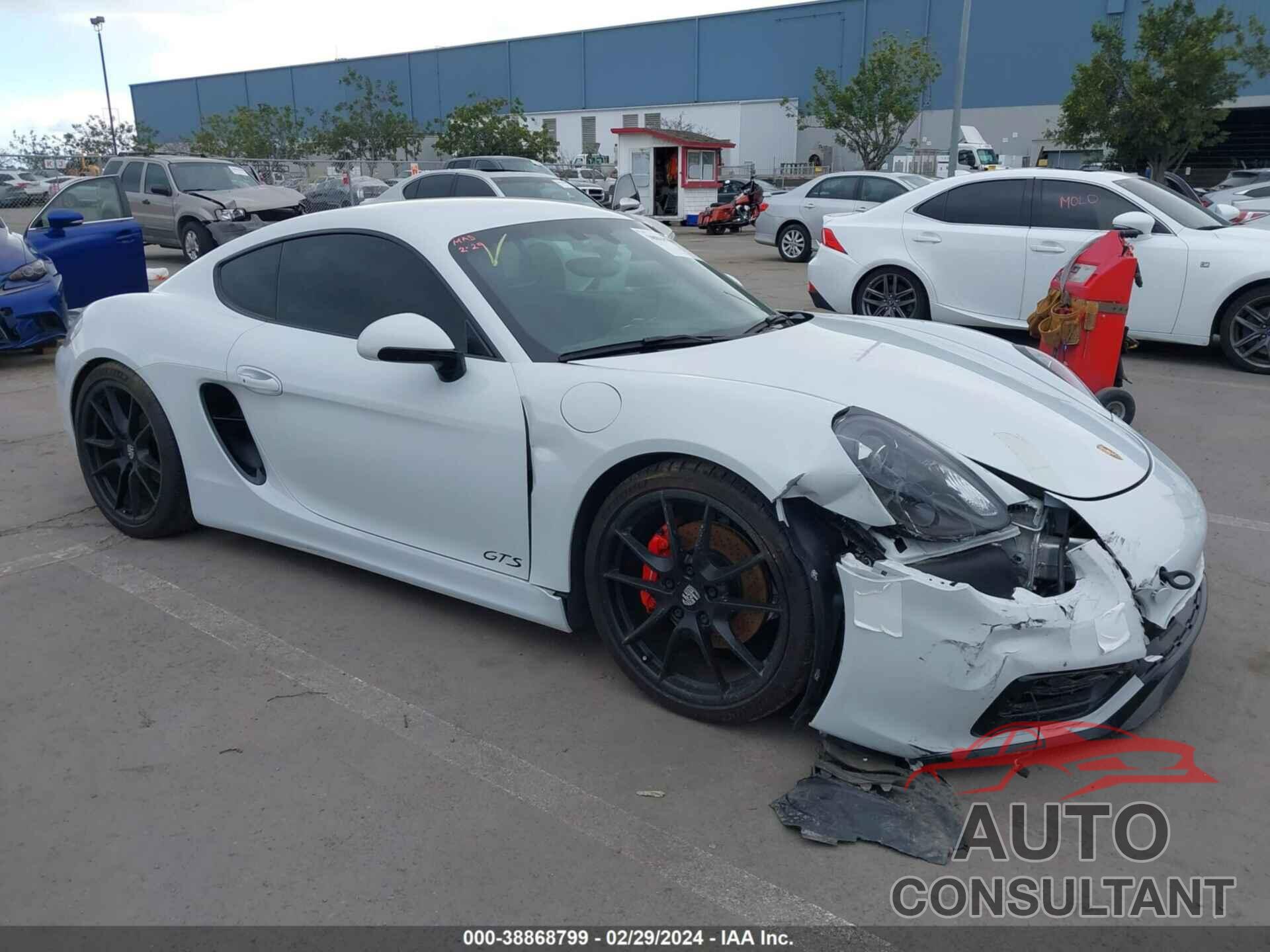 PORSCHE CAYMAN 2016 - WP0AB2A88GK185895