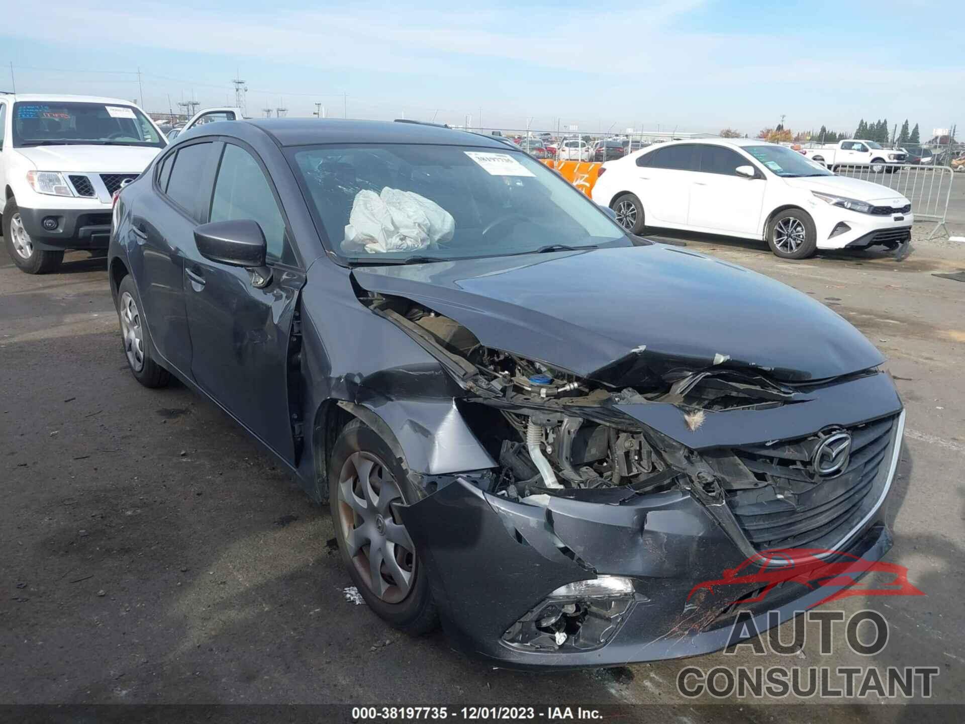 MAZDA 3 2016 - JM1BM1T78G1314365