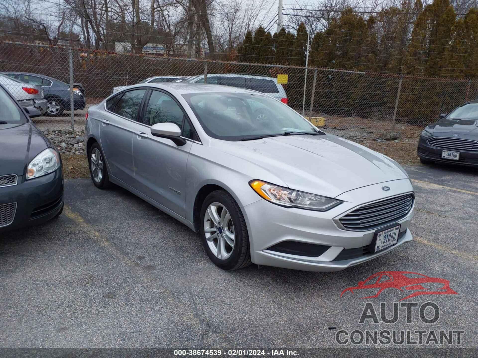 FORD FUSION HYBRID 2018 - 3FA6P0UU1JR122229