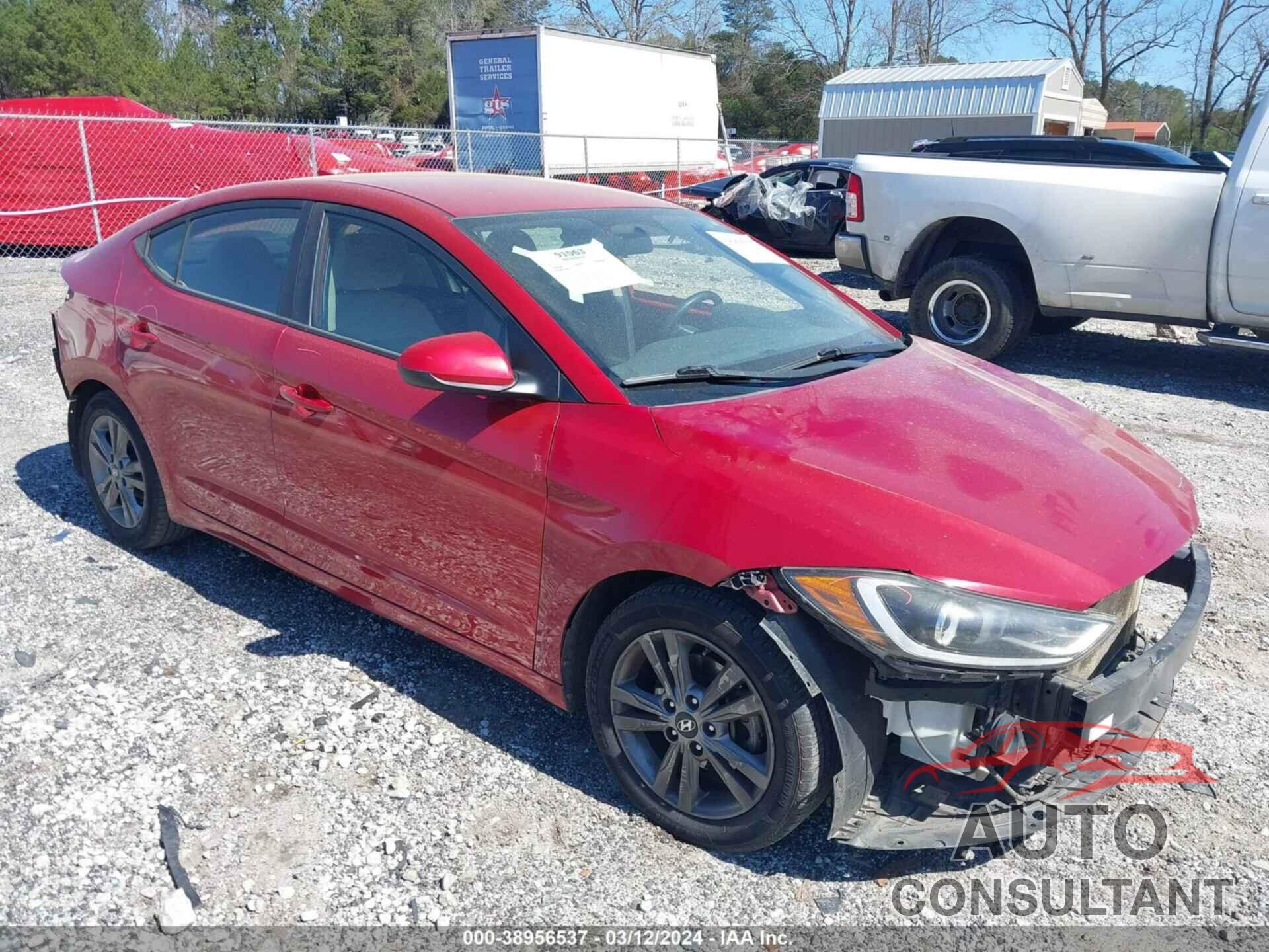 HYUNDAI ELANTRA 2017 - 5NPD84LF5HH155756