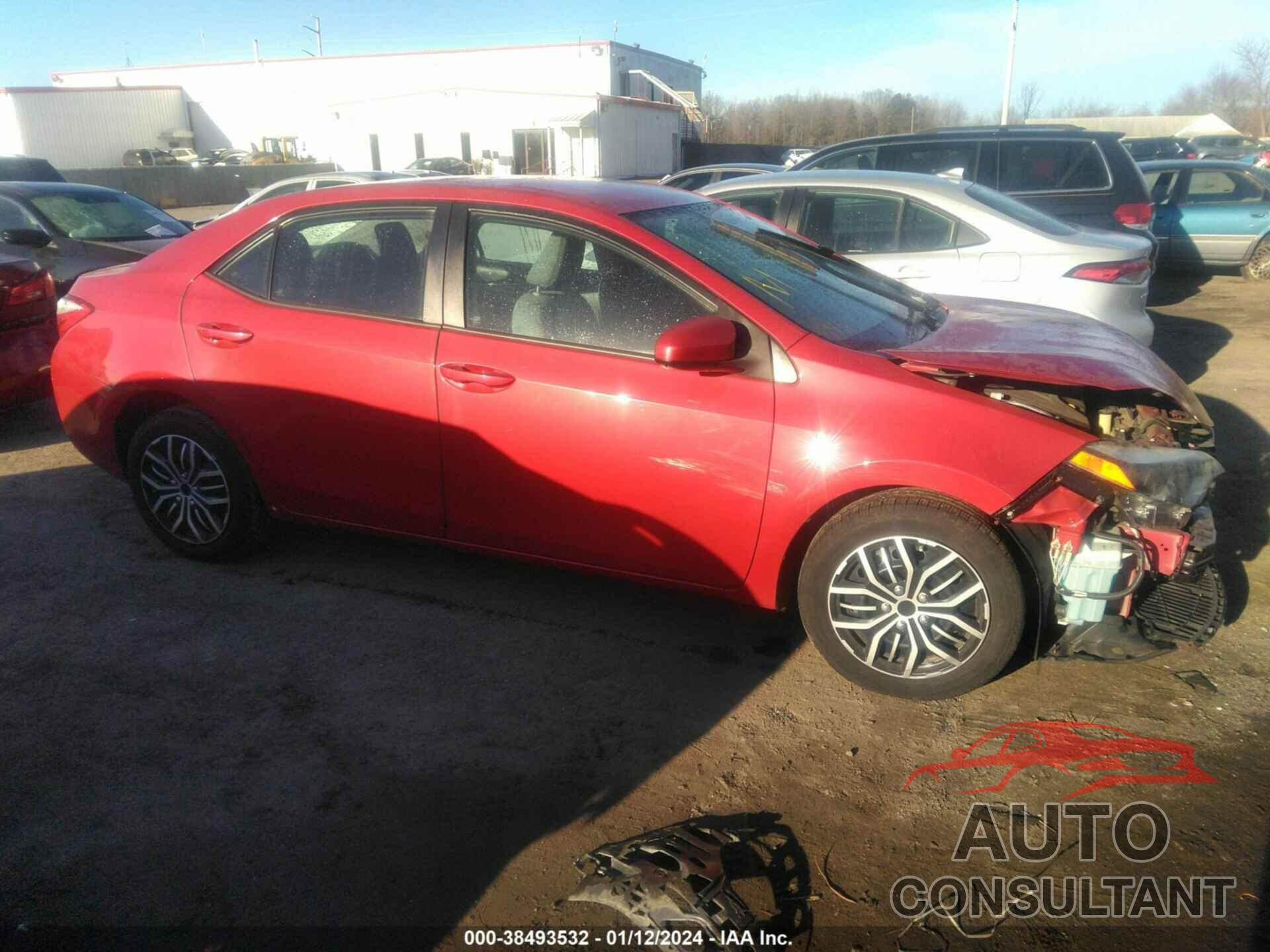 TOYOTA COROLLA 2016 - 2T1BURHE2GC693591