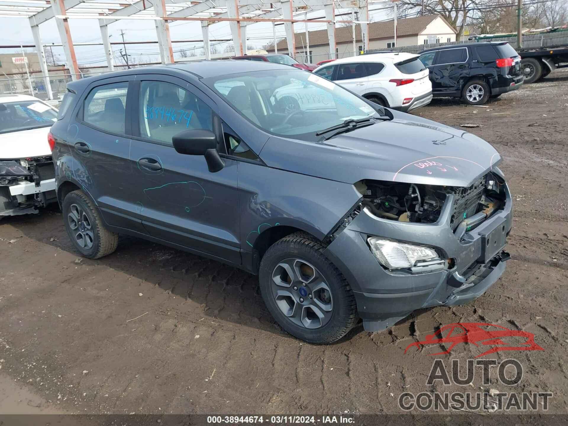 FORD ECOSPORT 2019 - MAJ6S3FL7KC284998