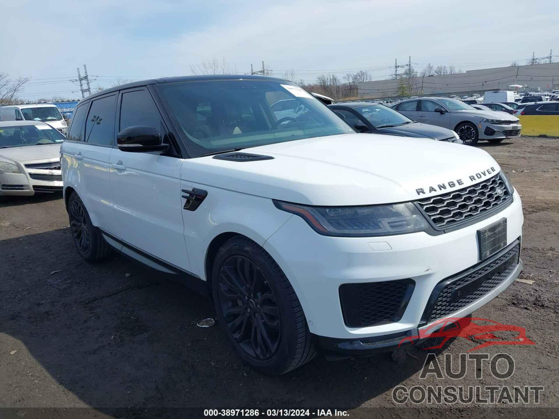 LAND ROVER RANGE ROVER SPORT 2019 - SALWR2RV8KA843007